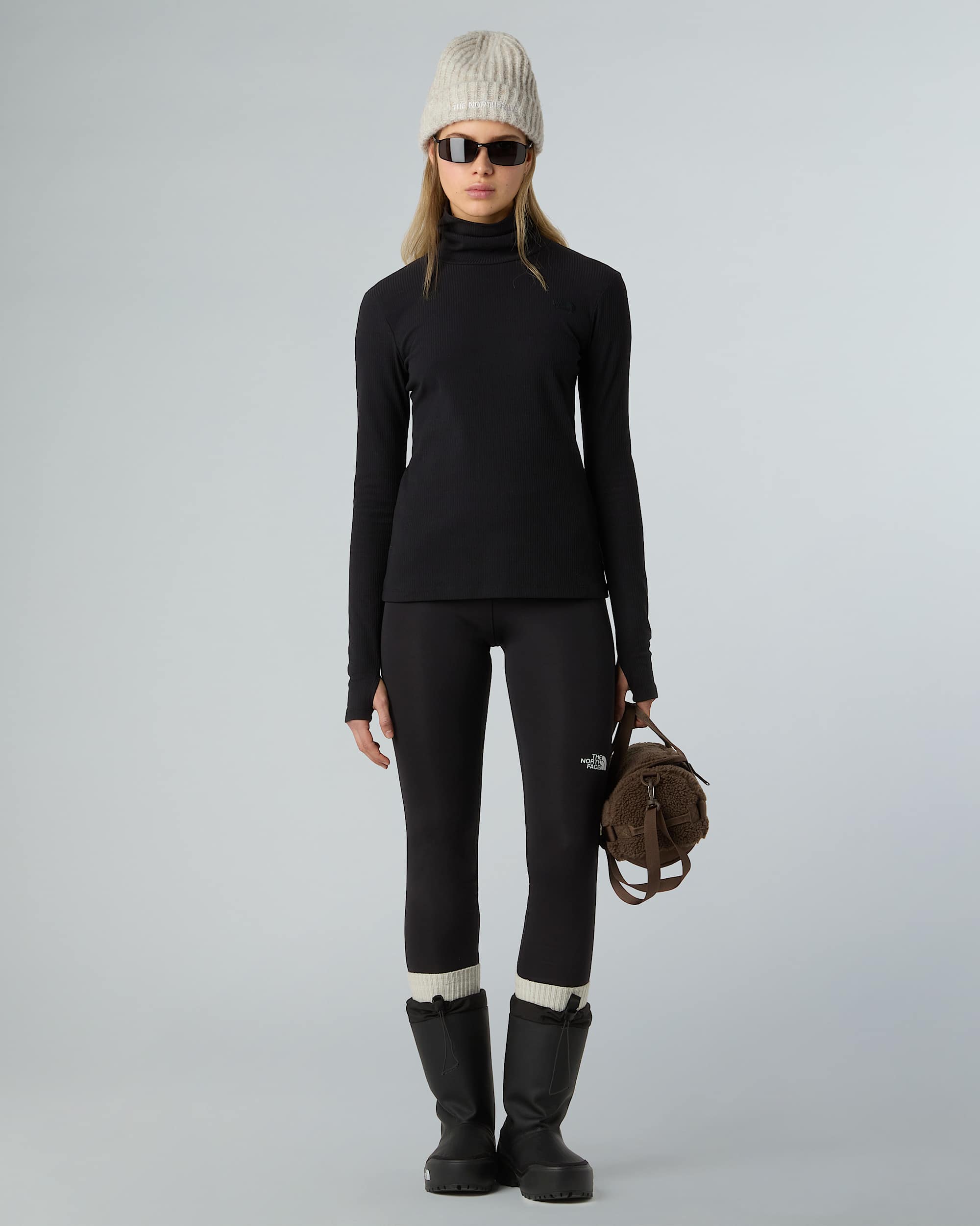 Womens Turtleneck LongSleeve Top TNF ALT5