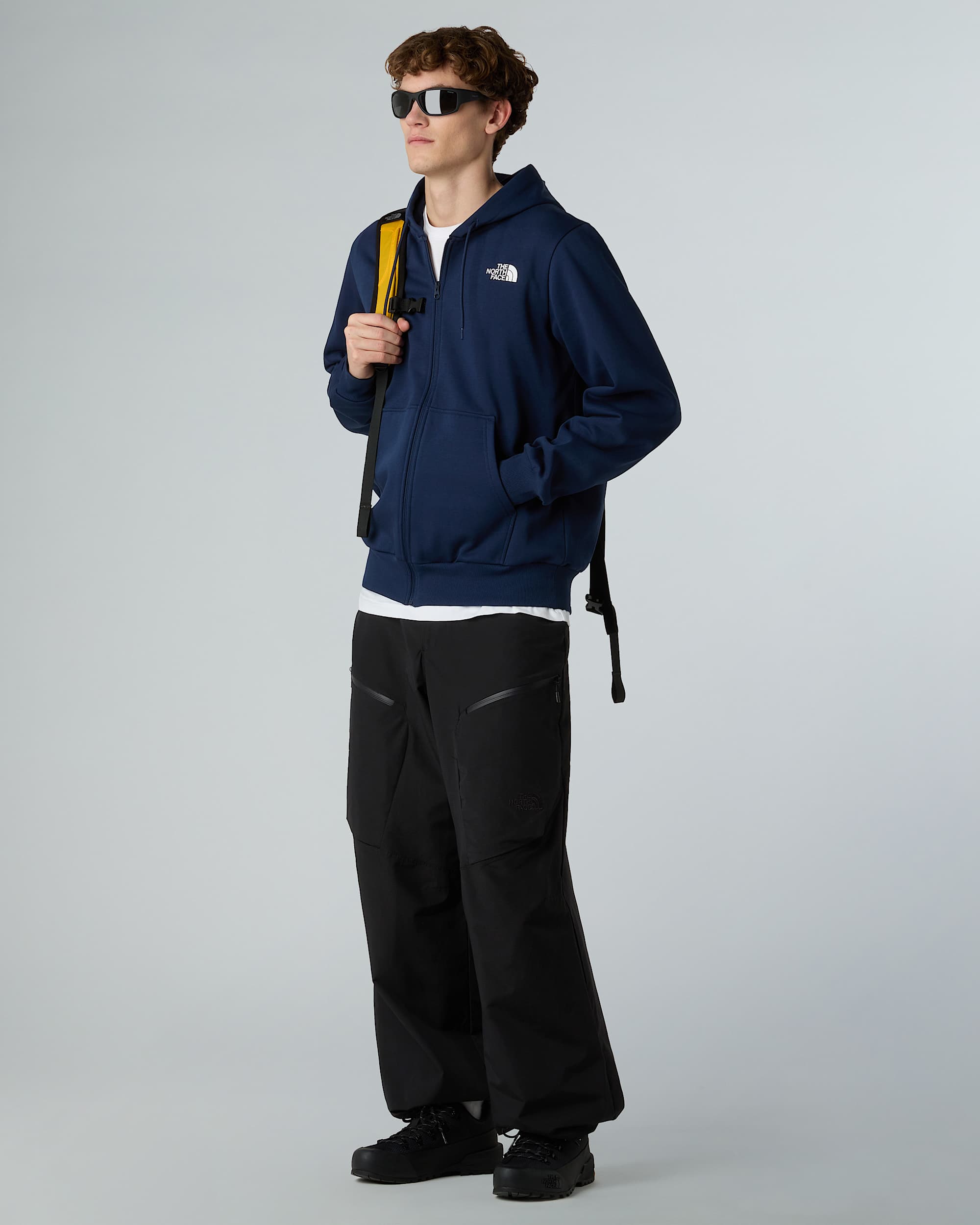 Mens Simple Dome FullZip Hoodie TNF ALT5