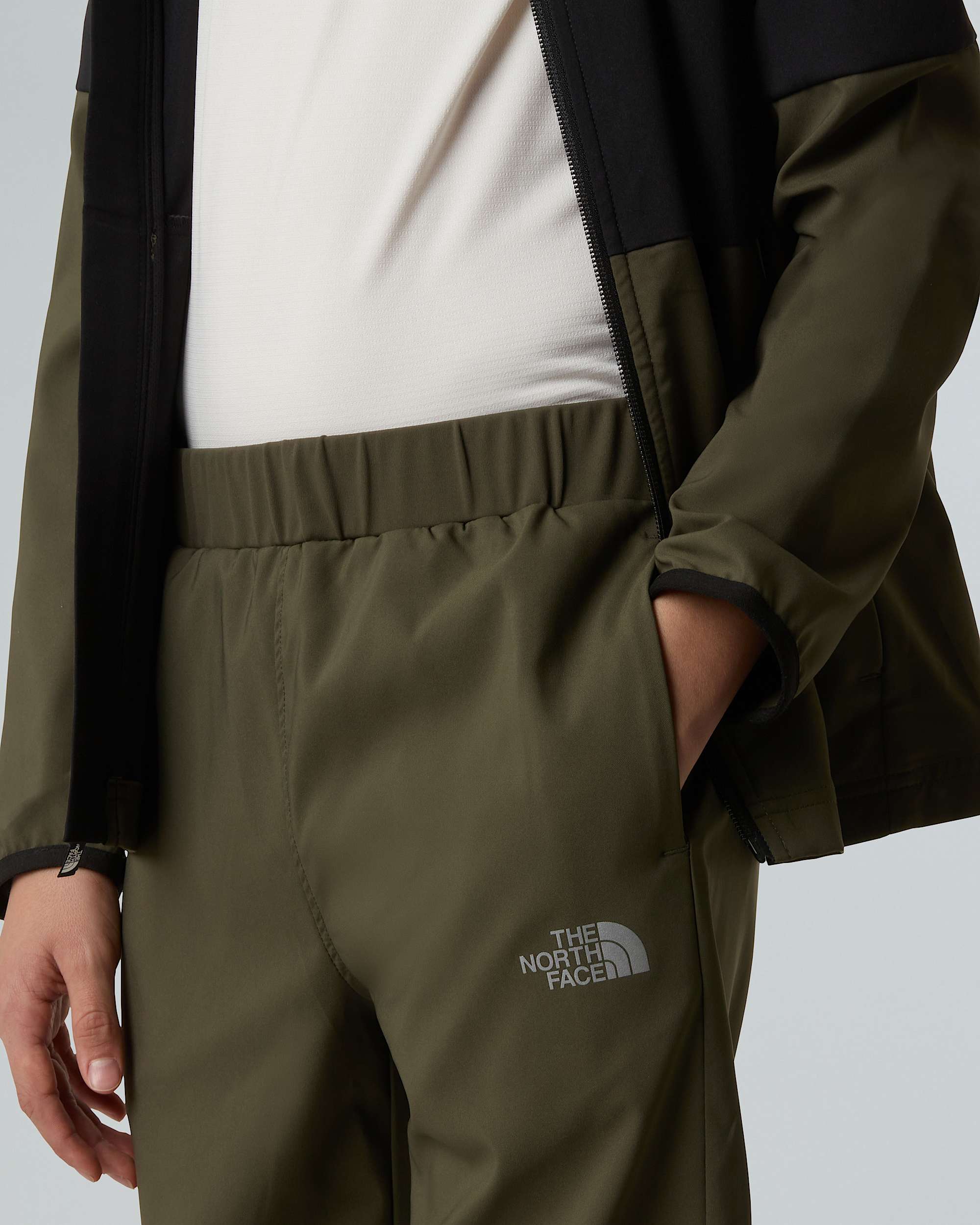Pantalon On The Trail pour garon TNF New Taupe GreenSilver Reflective ALT8