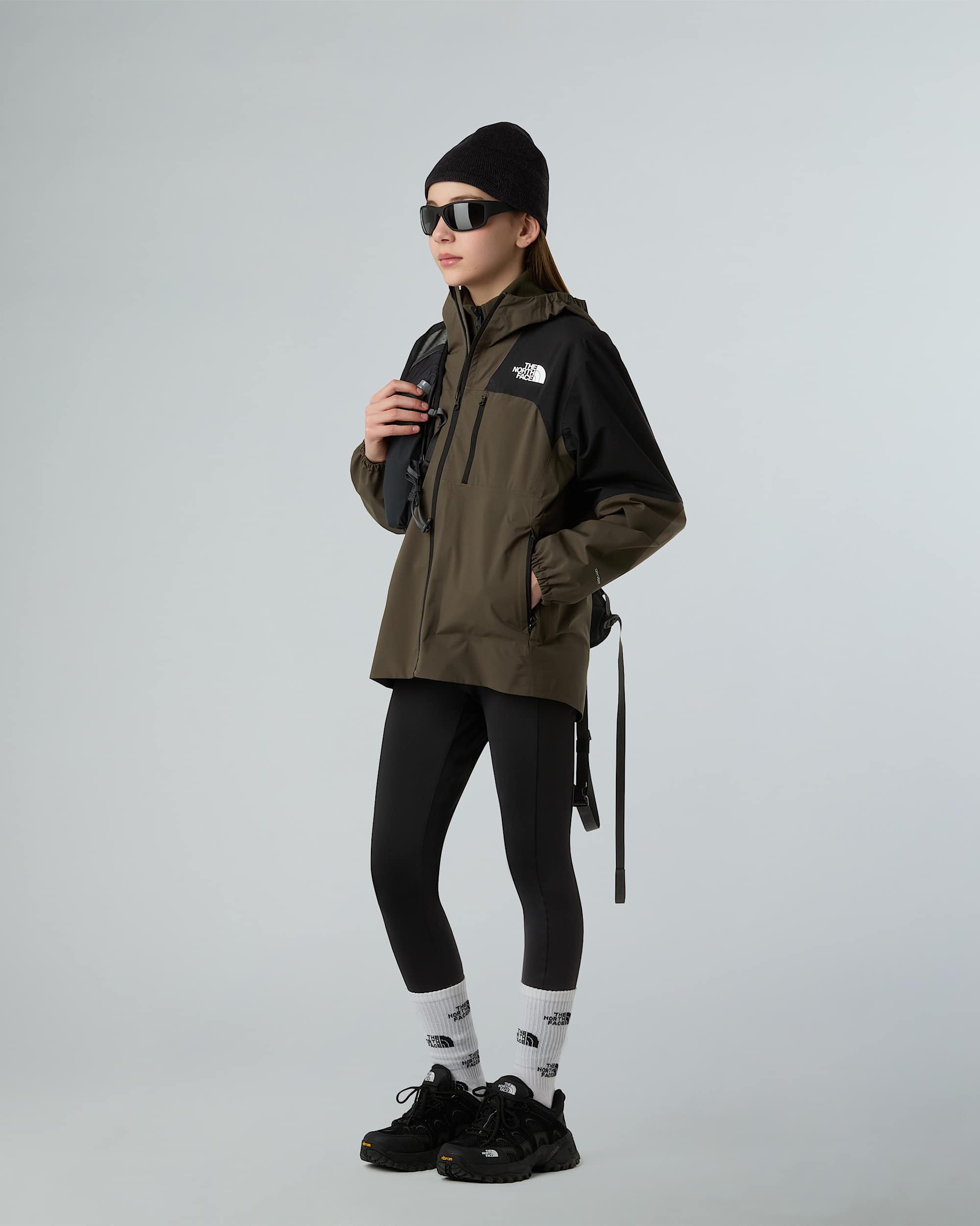 Giacca guscio Hike Packable da ragazzi TNF alt10