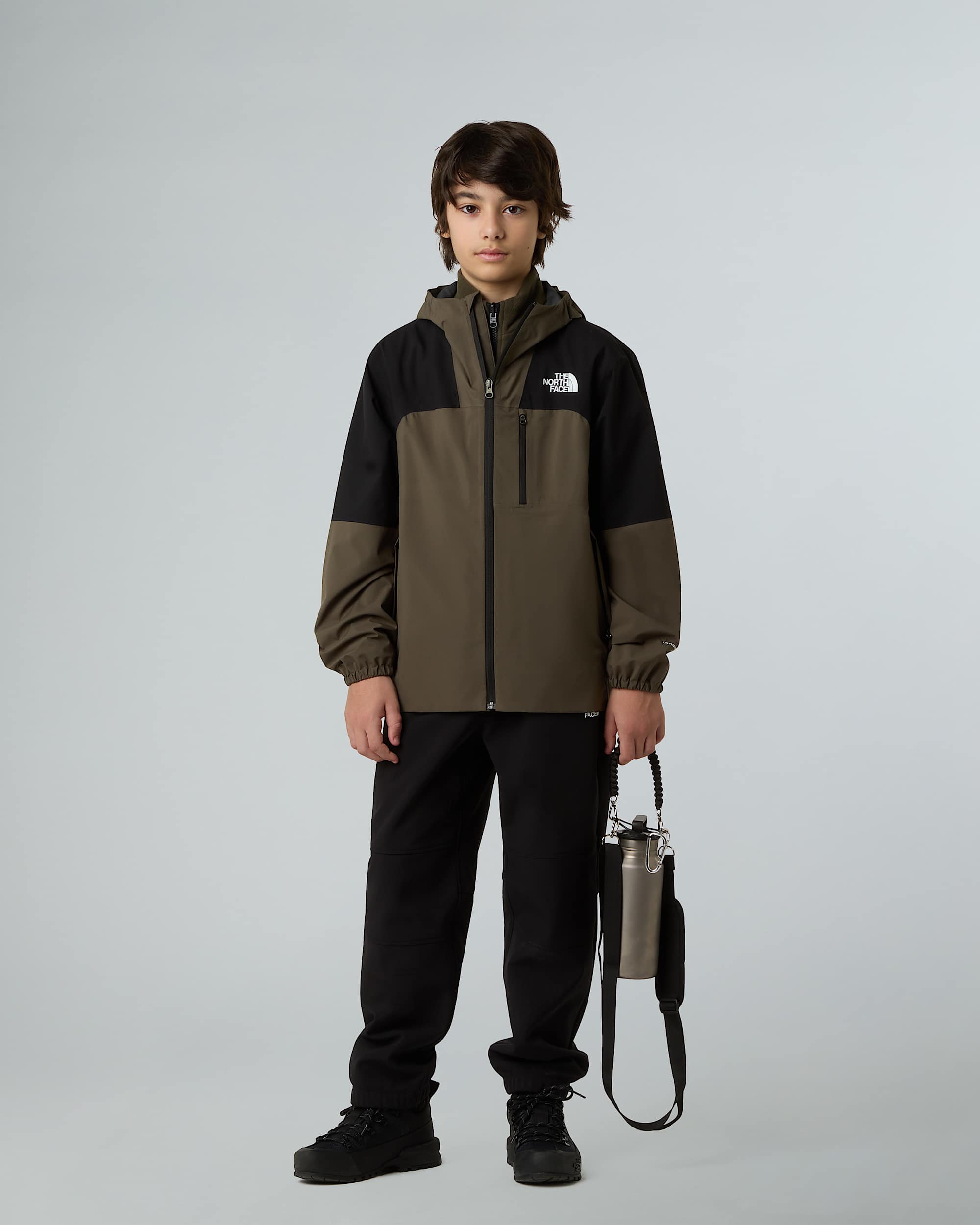 Giacca guscio Hike Packable da ragazzi TNF alt5
