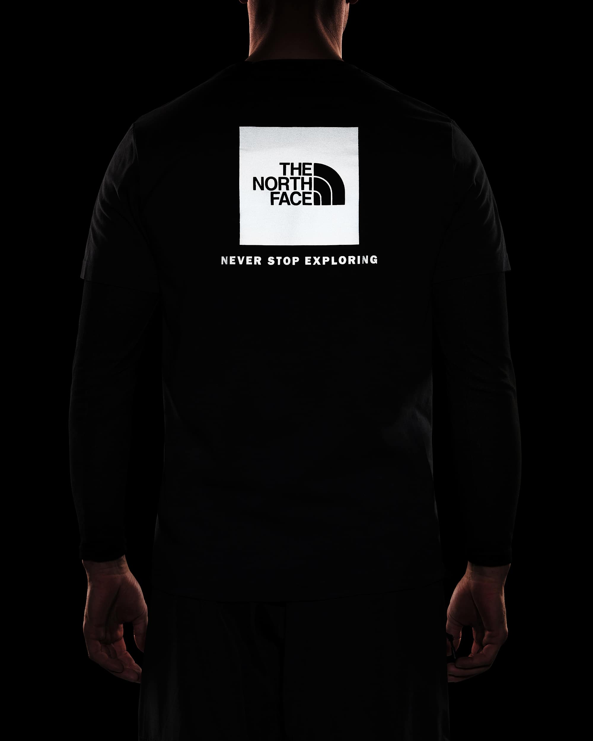 Tshirt NSE Reflective Box da uomo TNF ALT19