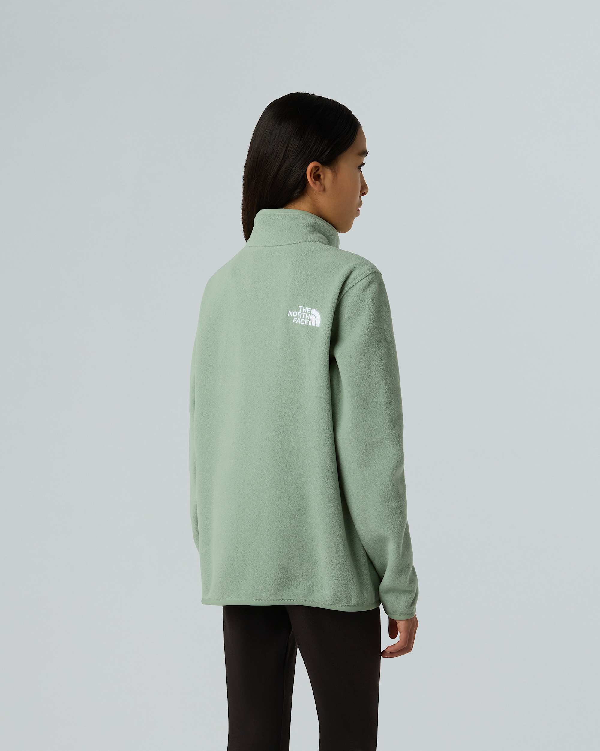Glacierfleece met kwartrits voor tieners TNF ALT9