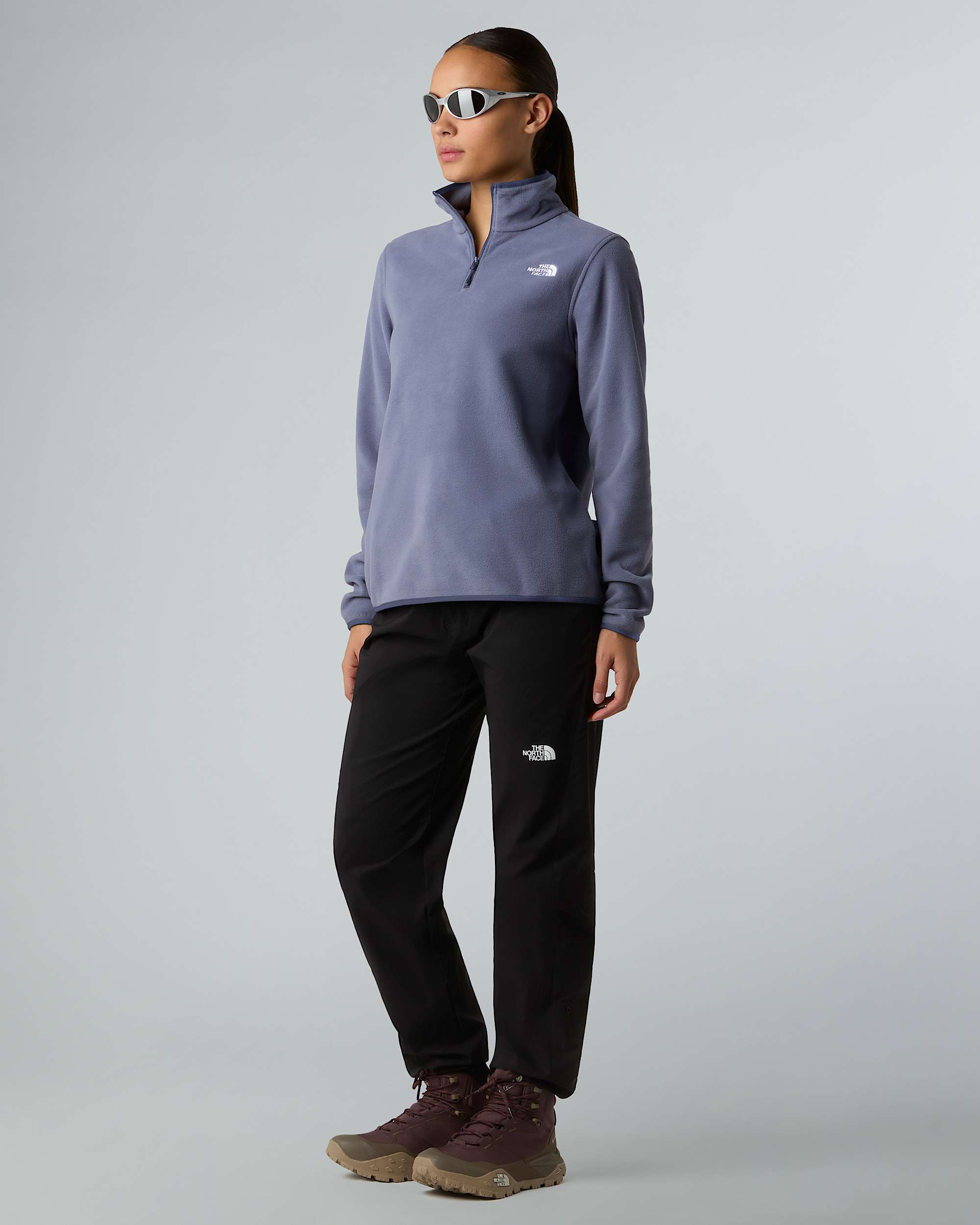 Womens Glacier 14 Zip Fleece TNF alt5