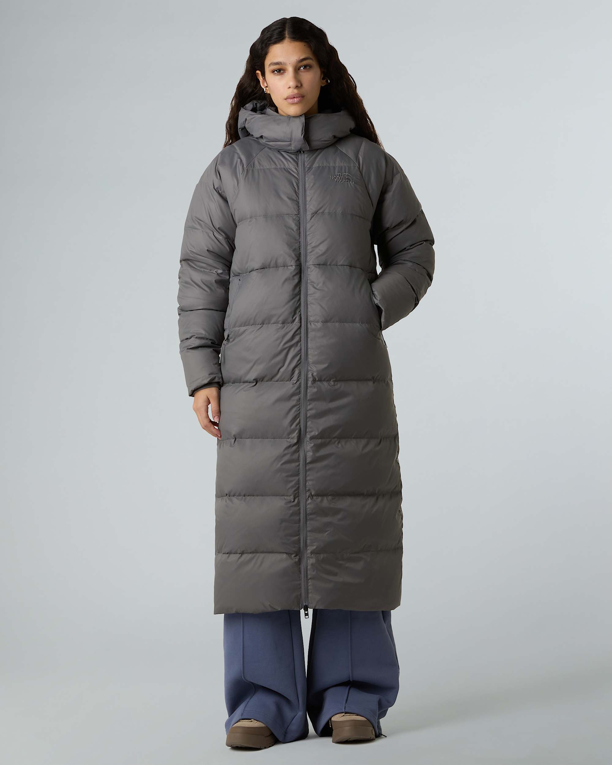 Parka longue  capuche en duvet Hydrenalite City pour femme TNF ALT4