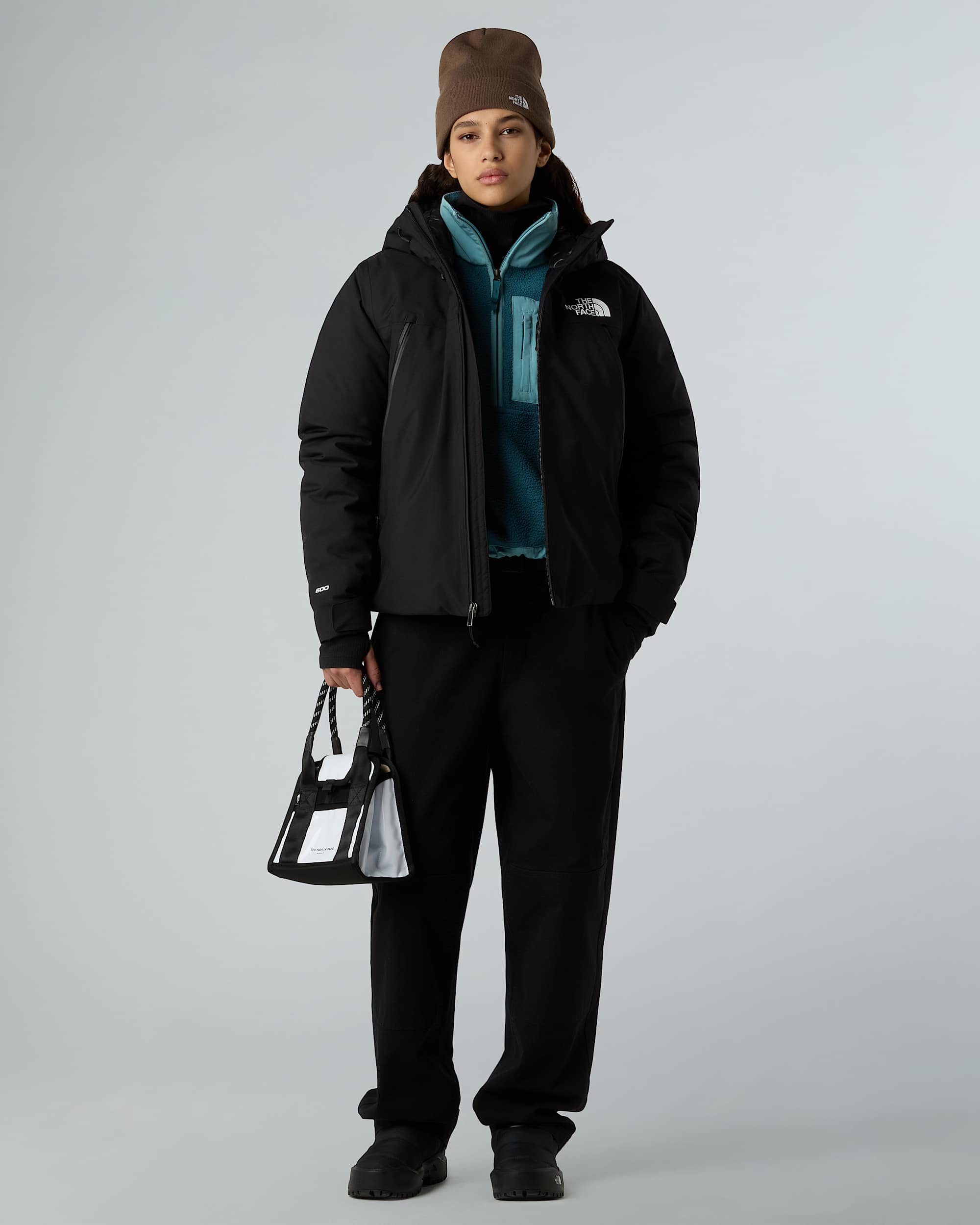 Mountain Range Daunenjacke mit Kapuze fr Damen TNF alt5