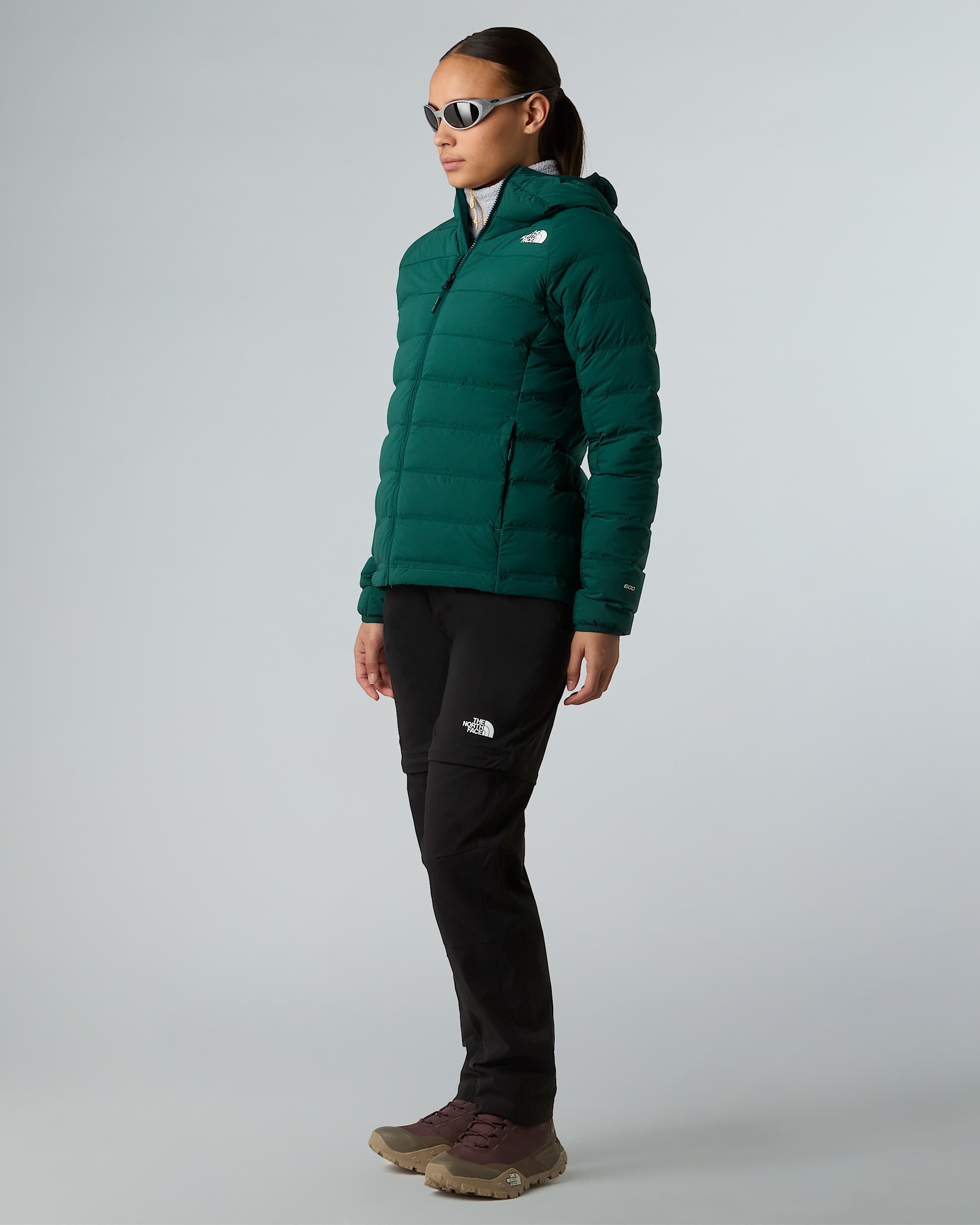 Veste  capuche en duvet stretch Abseil pour femme TNF ALT5