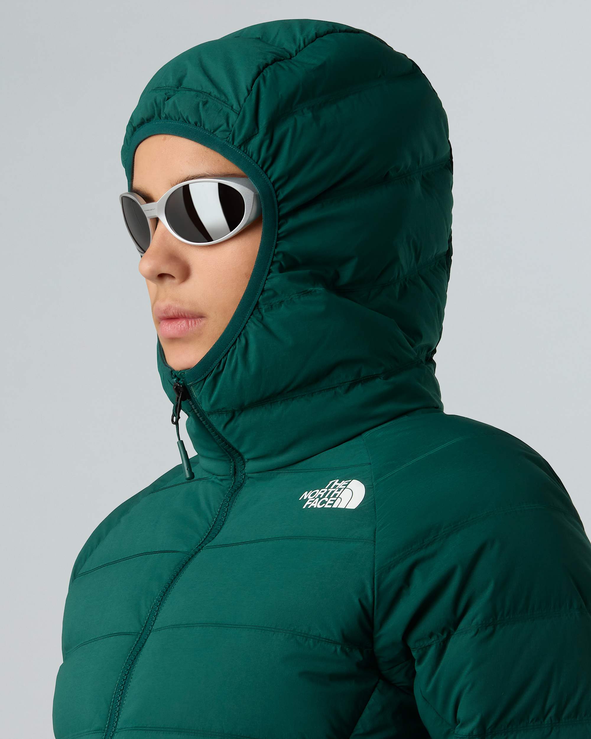 Veste  capuche en duvet stretch Abseil pour femme TNF ALT8
