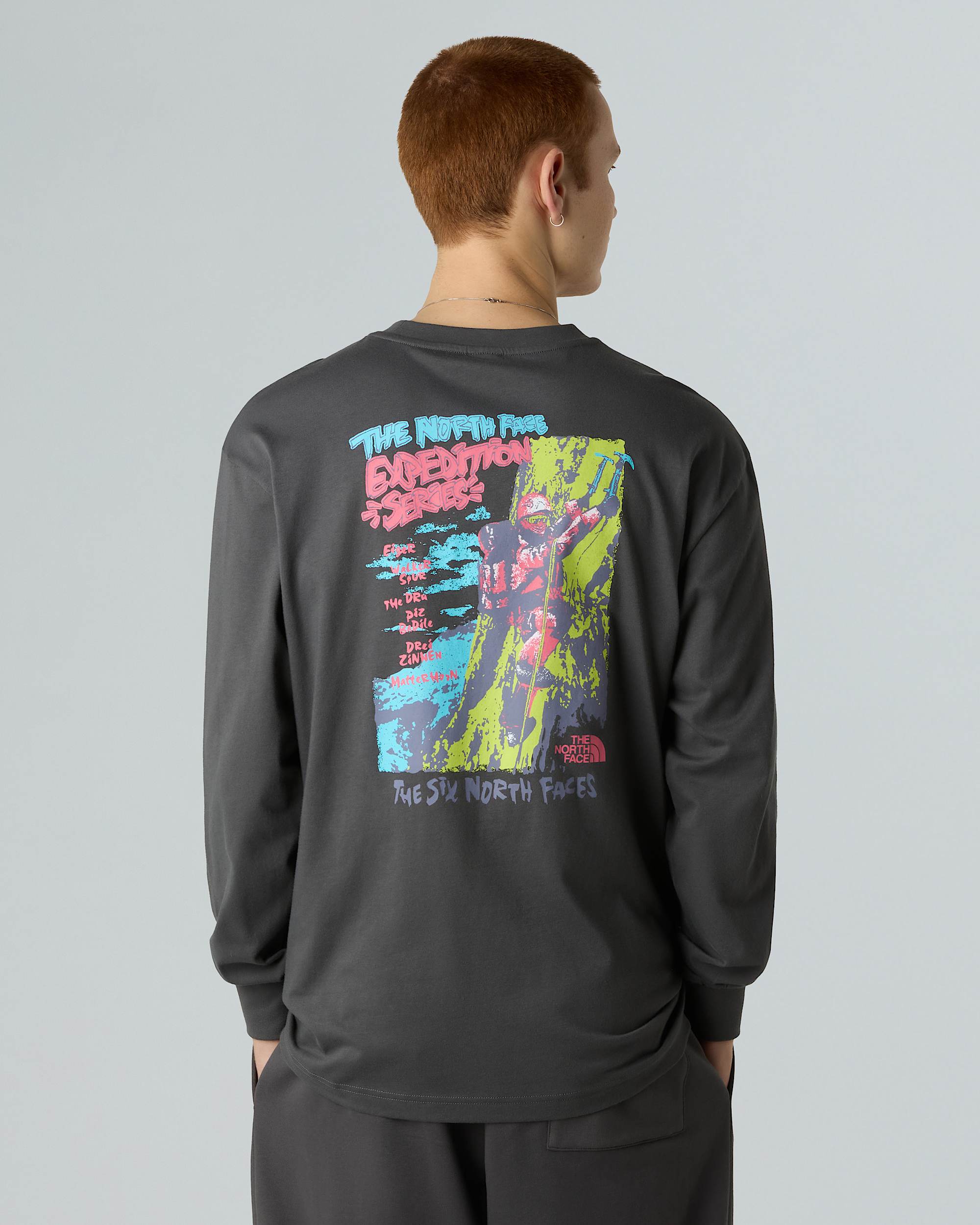 Camiseta holgada de mana larga Expedition Celebration unisex TNF ALT4
