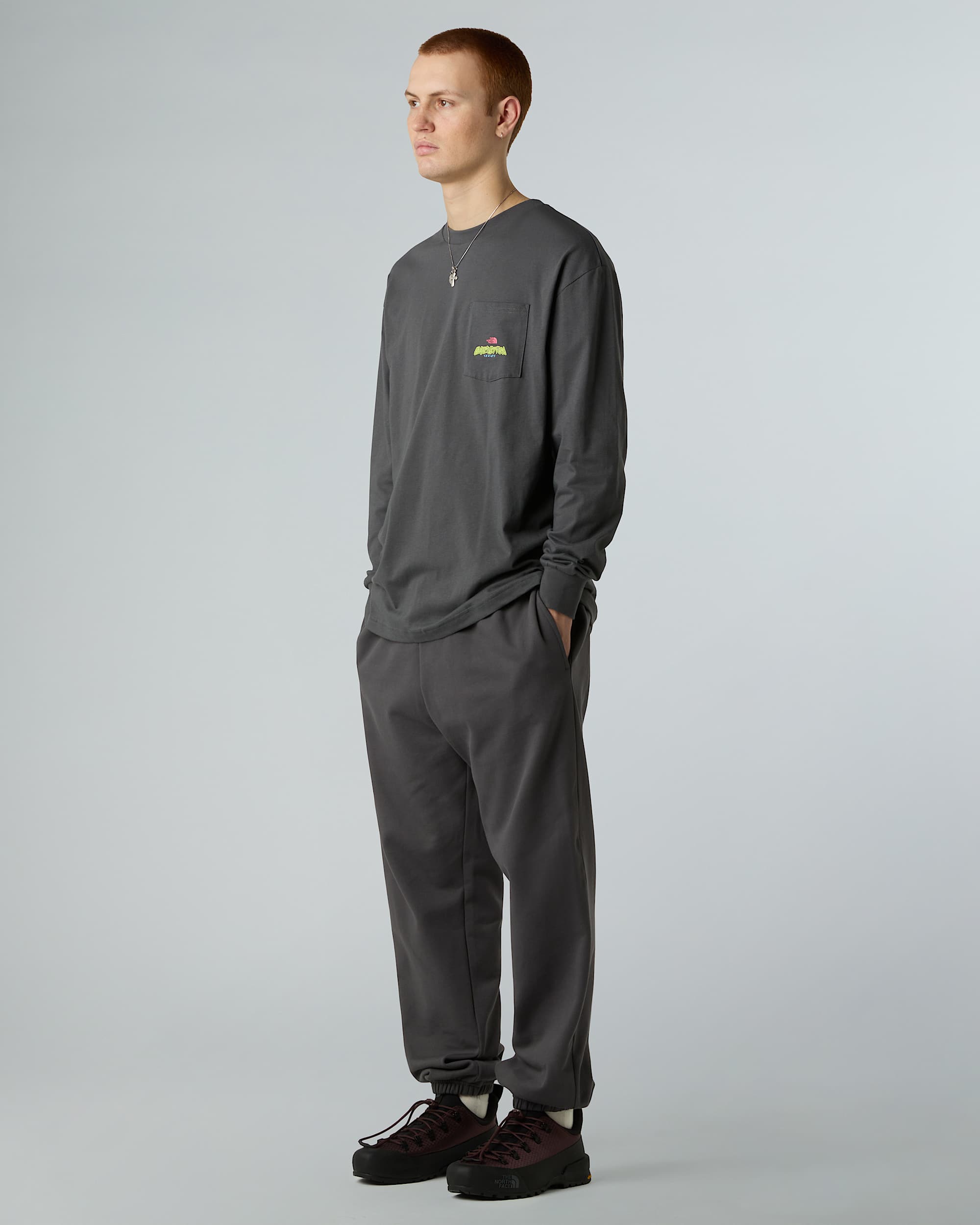 Camiseta holgada de mana larga Expedition Celebration unisex TNF ALT6