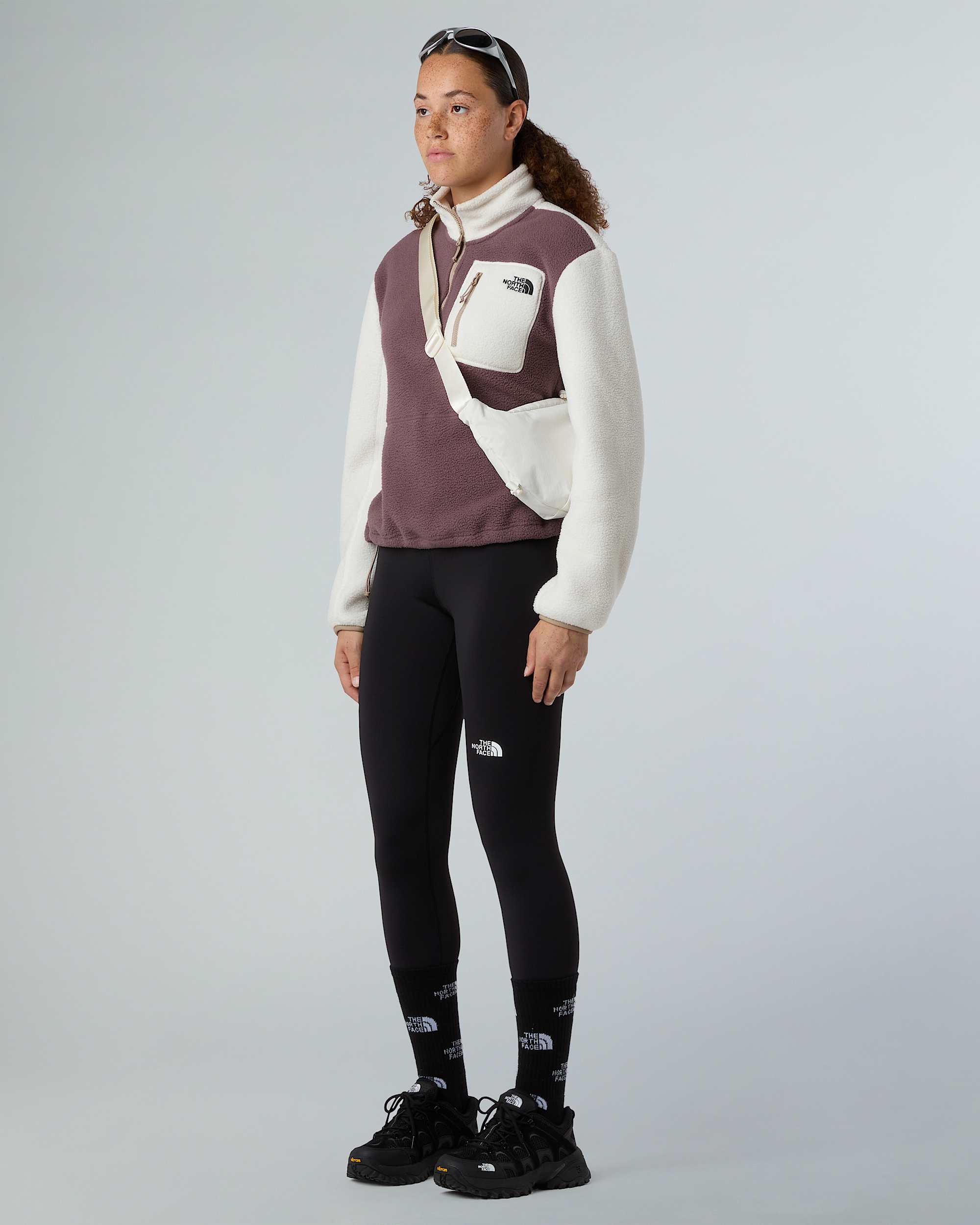Womens Yumiori 14 Zip Fleece Jacket TNF ALT5