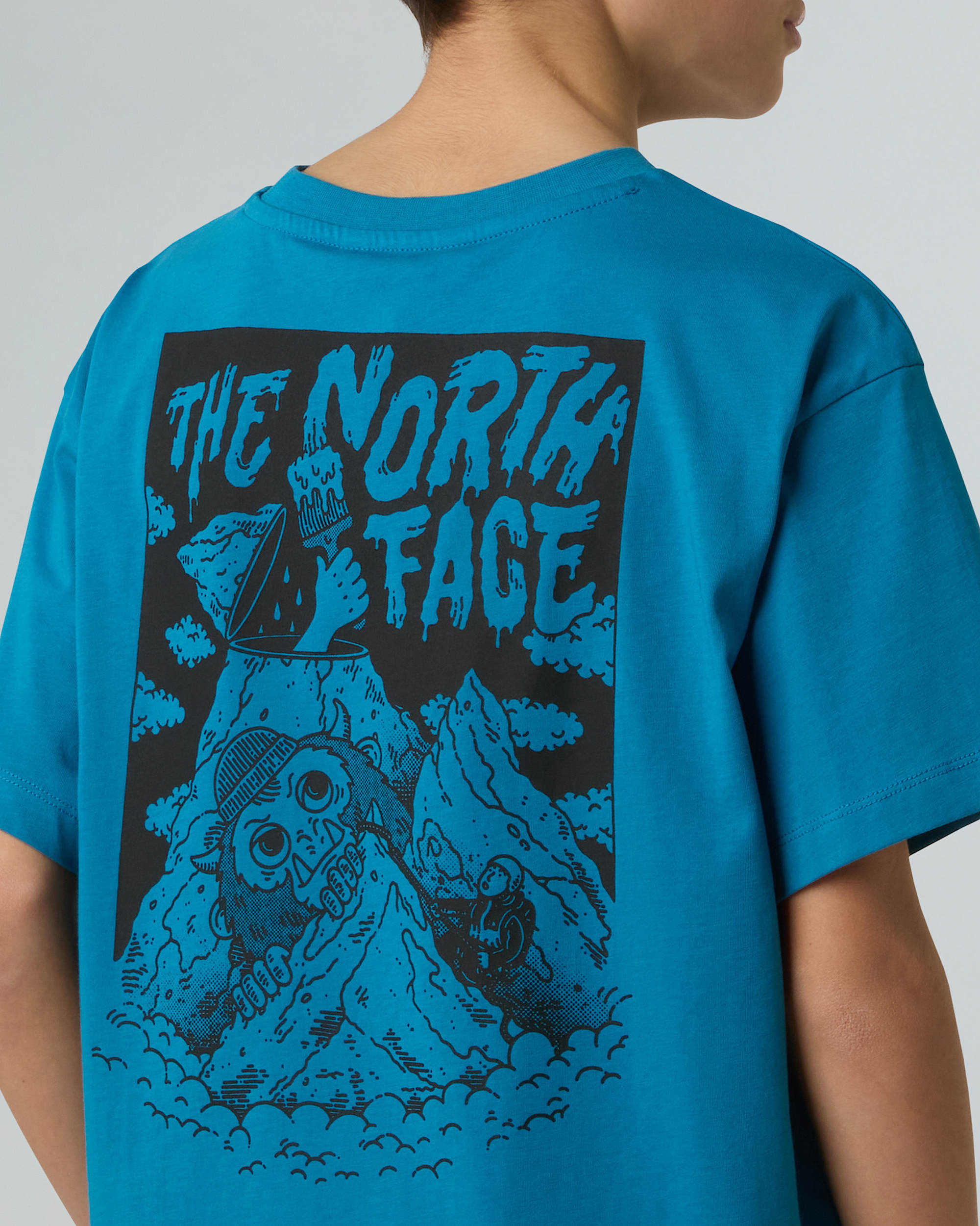 Boys Sports Oversized Pocket Graphic TShirt TNF ALT8