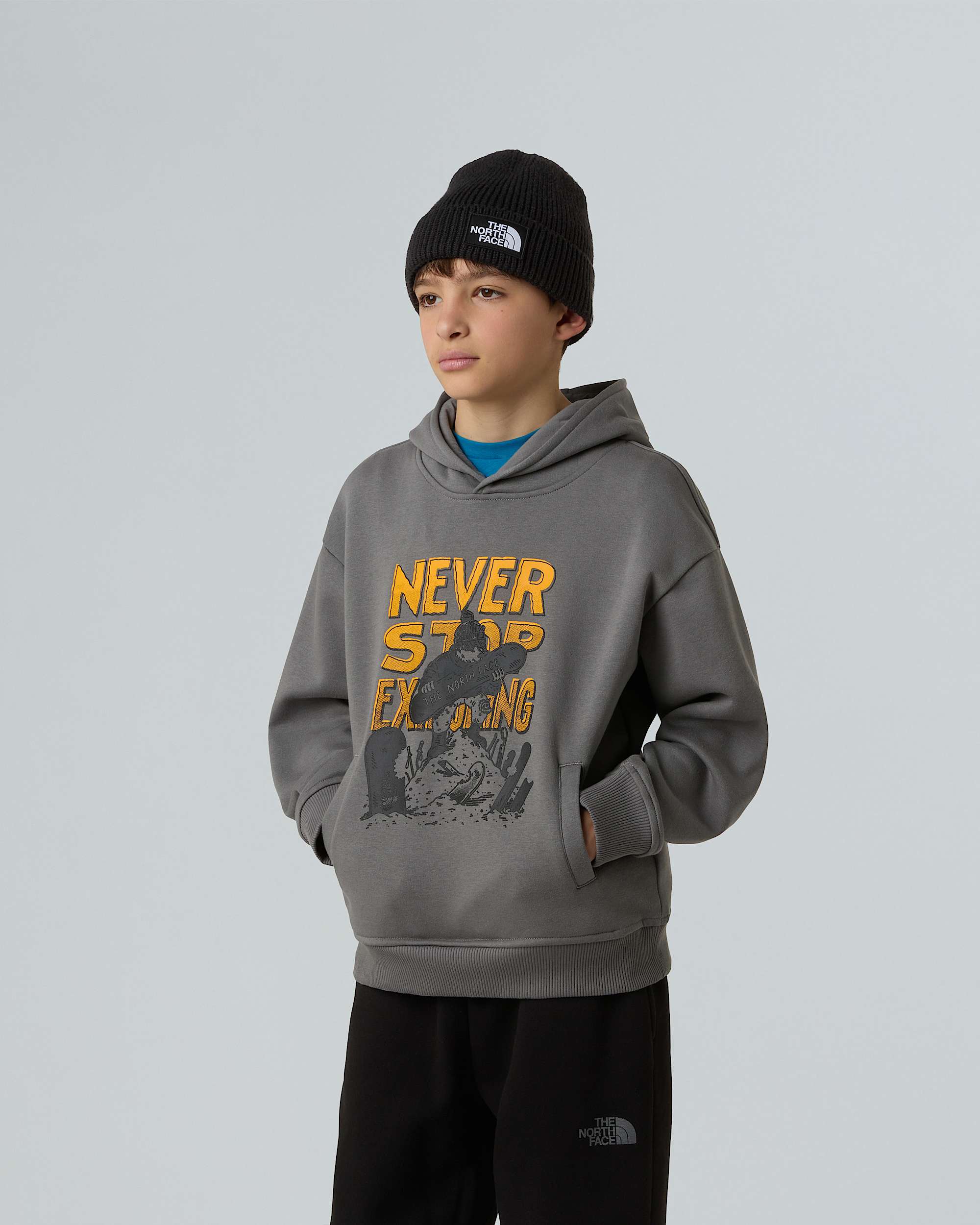 Sports Kapuzenpulli mit Grafik in Oversize fr Jungen TNF ALT4