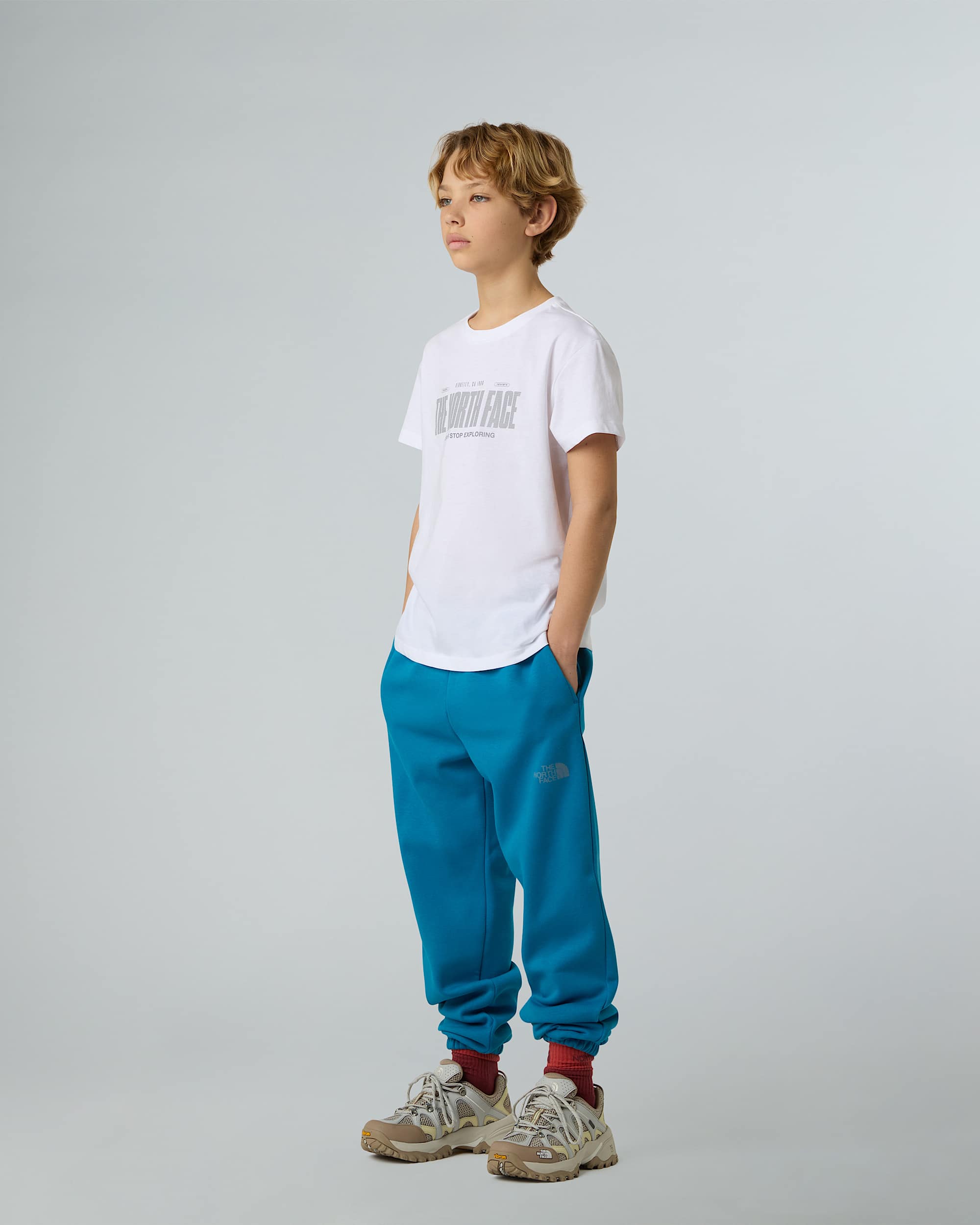 Logo reflektierendes  relaxt geschnittenes TShirt fr Jungen TNF ALT5