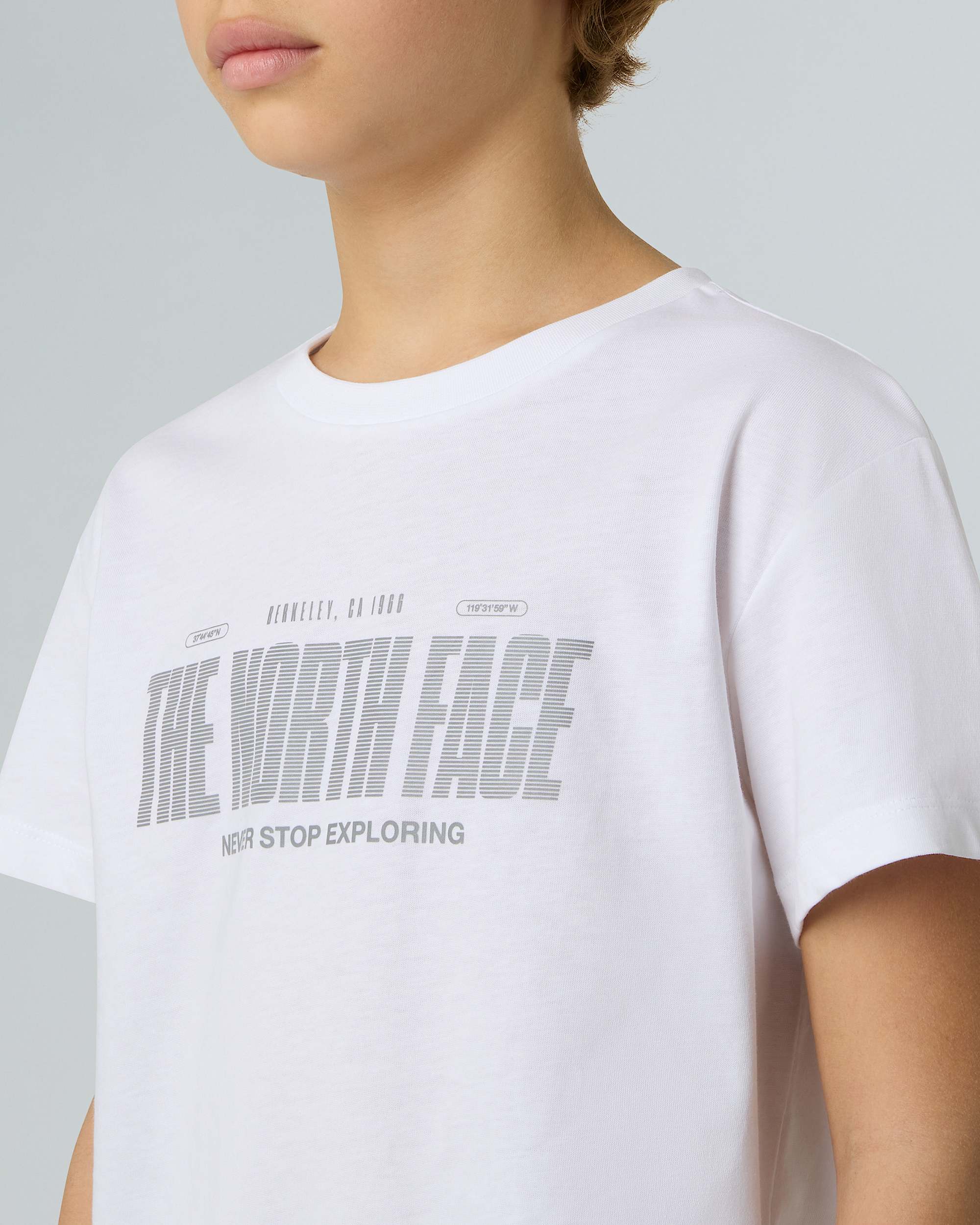 Logo reflektierendes  relaxt geschnittenes TShirt fr Jungen TNF ALT7