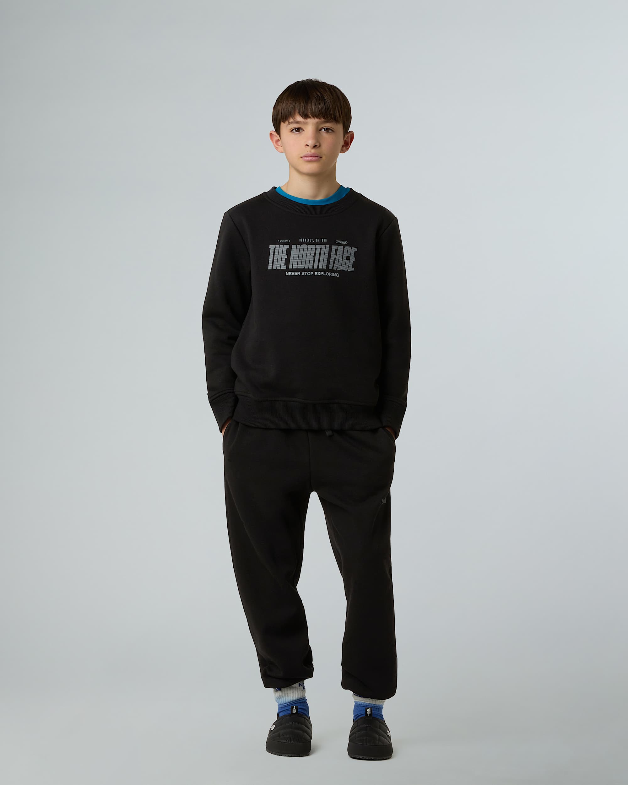 Boys Reflective Logo Relaxed Sweatshirt TNF alt5