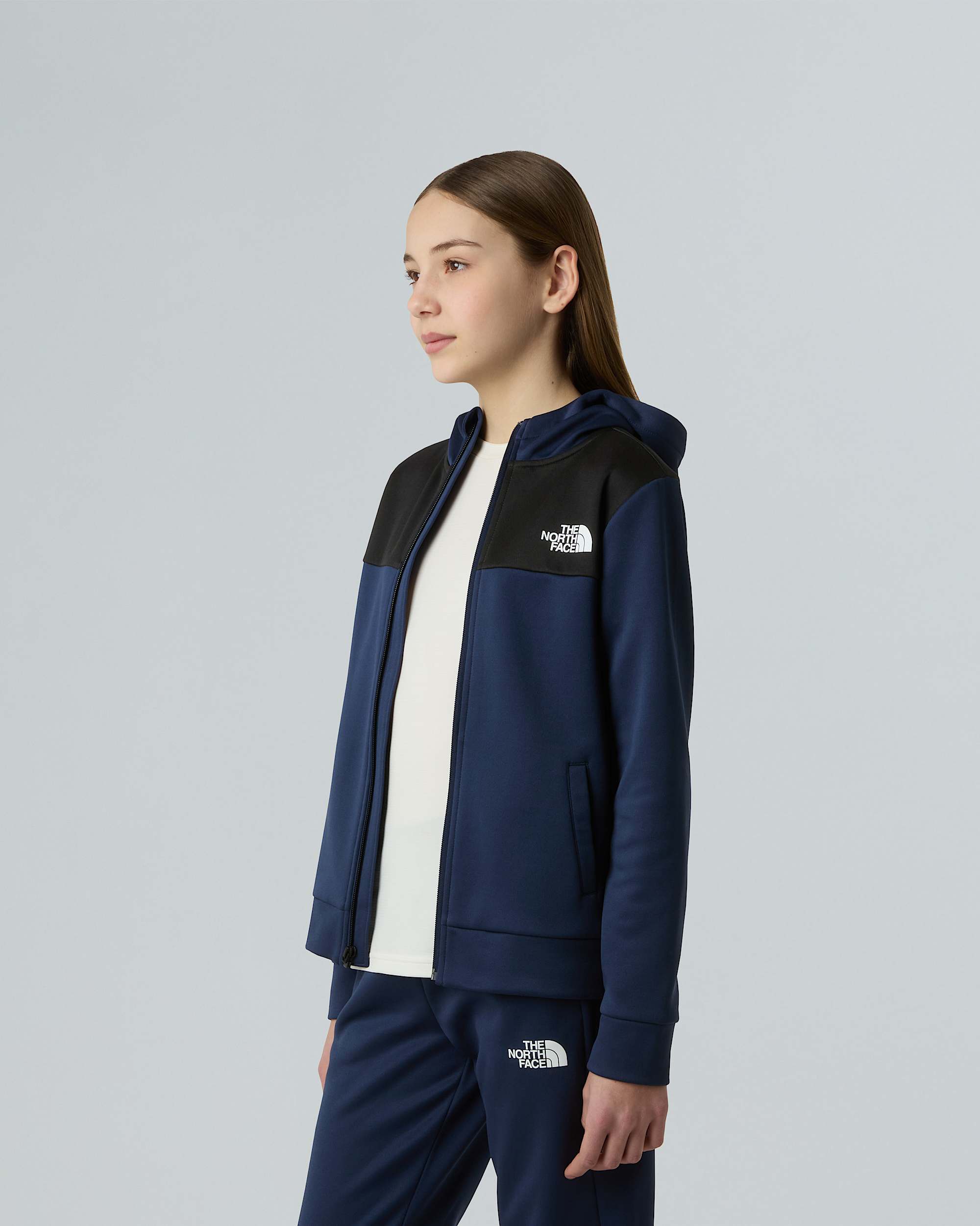 Teens Reaxion FullZip Hoodie TNF ALT12
