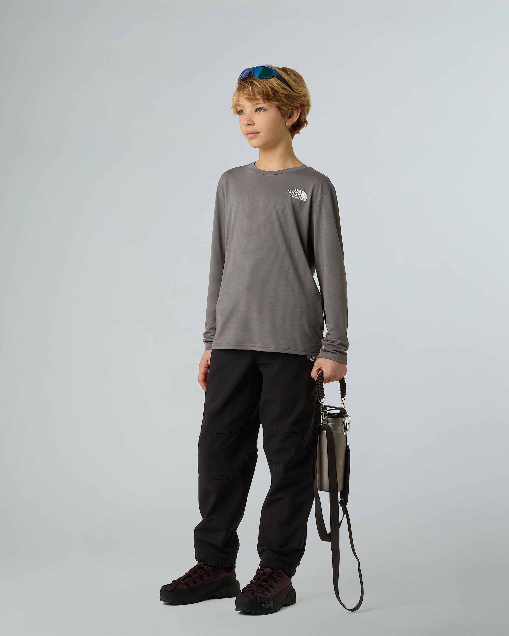 247 Tshirt met lange mouwen voor tieners TNF ALT5