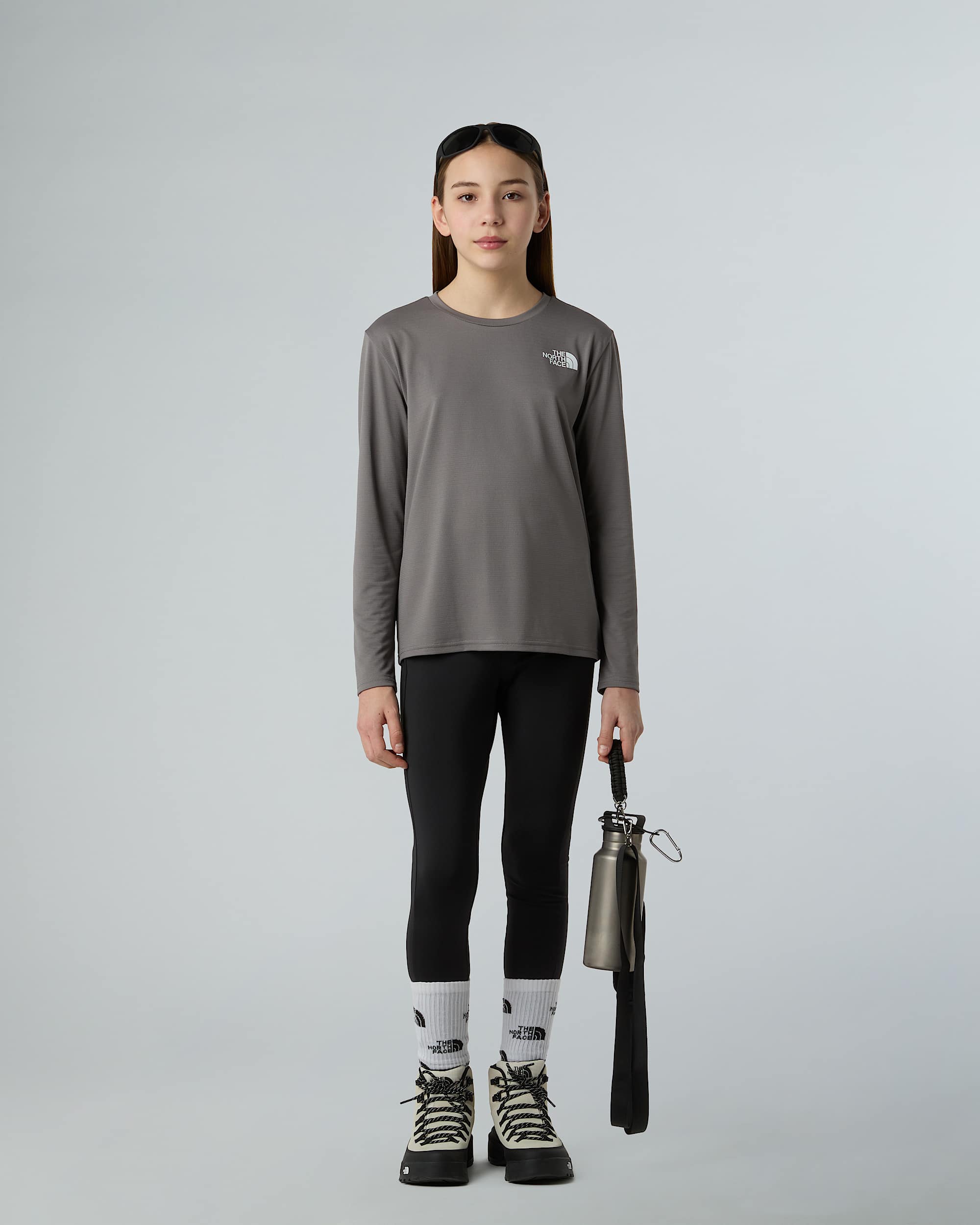 247 Tshirt met lange mouwen voor tieners TNF ALT9