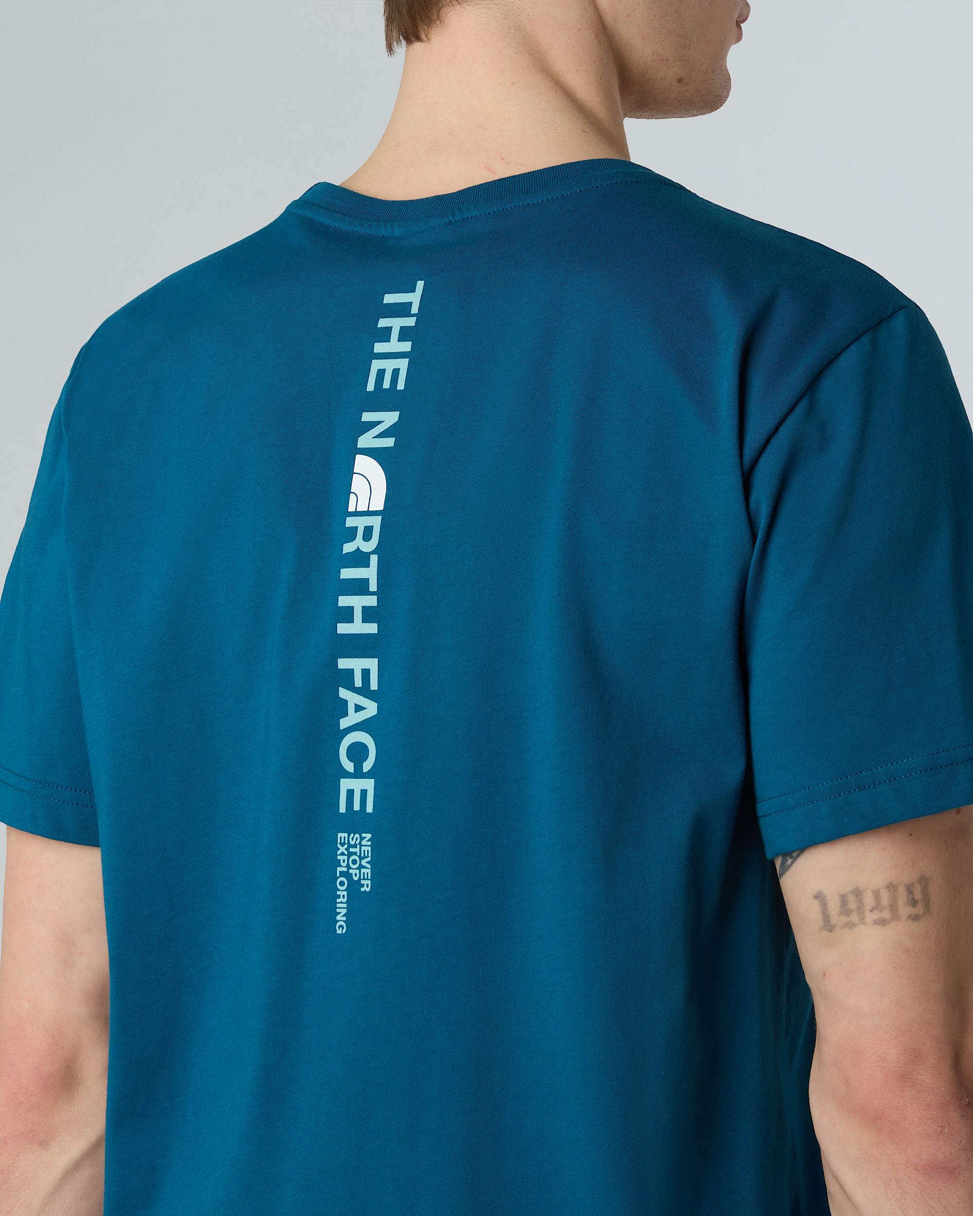 Mens Vertical Logo TShirt TNF ALT8