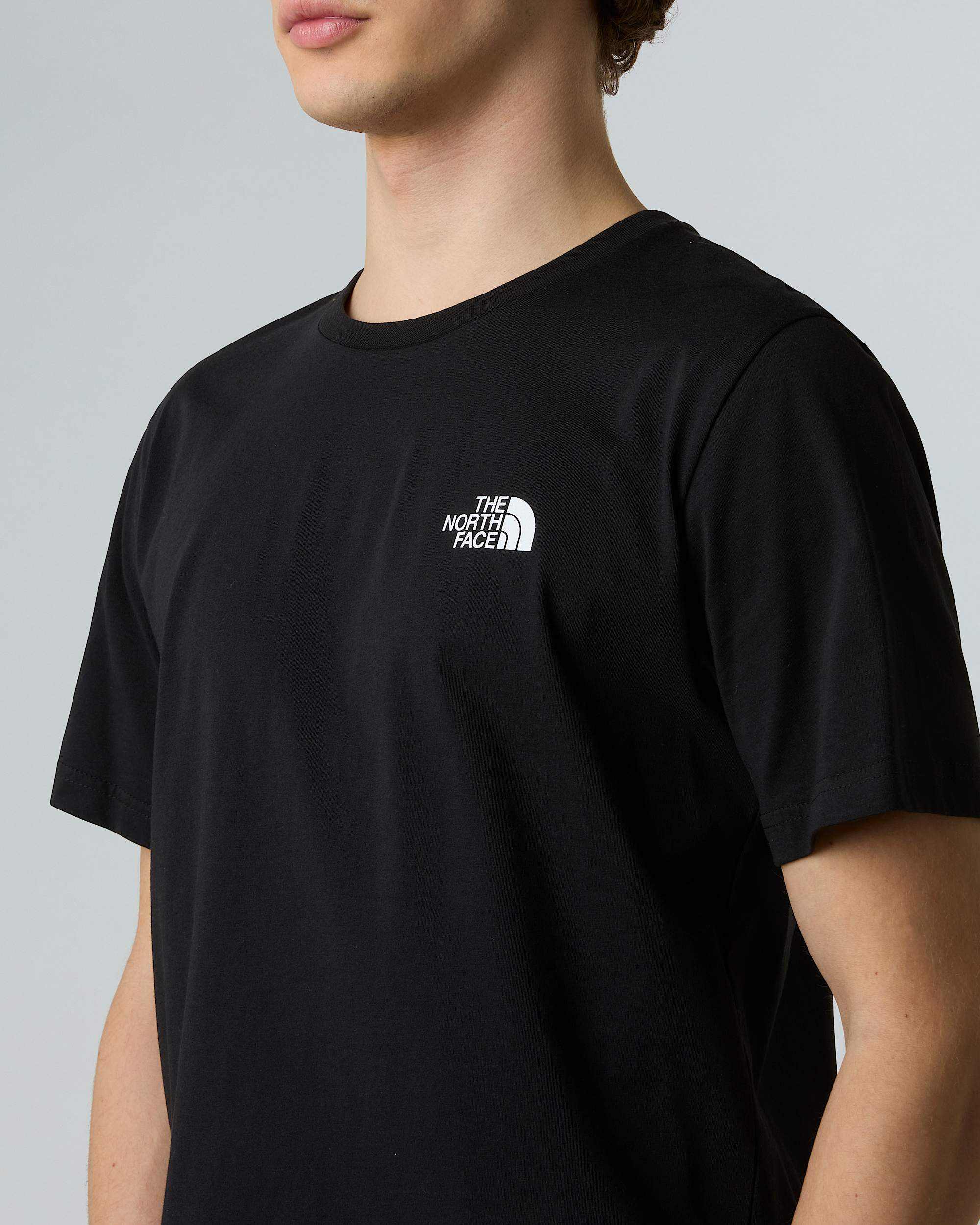 Mens Vertical Logo TShirt TNF alt7