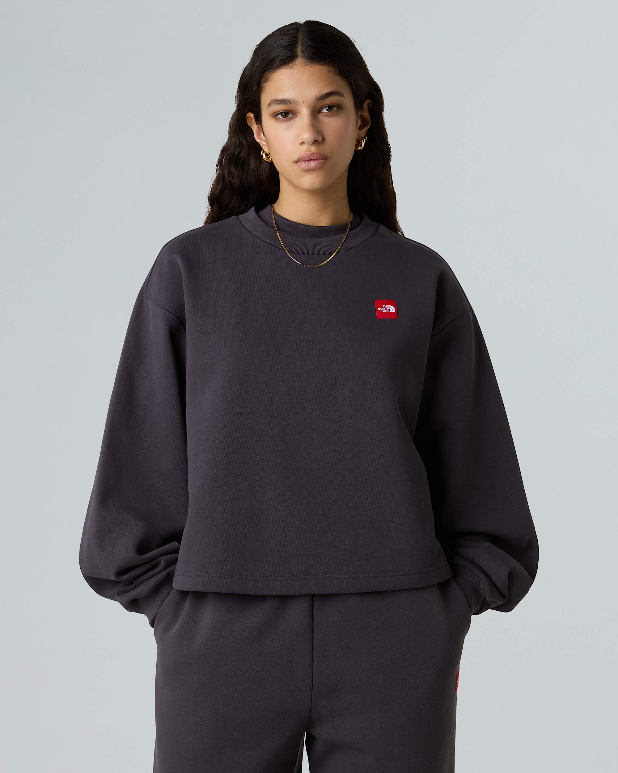 Red Boxsweatshirt voor dames TNF ALT4