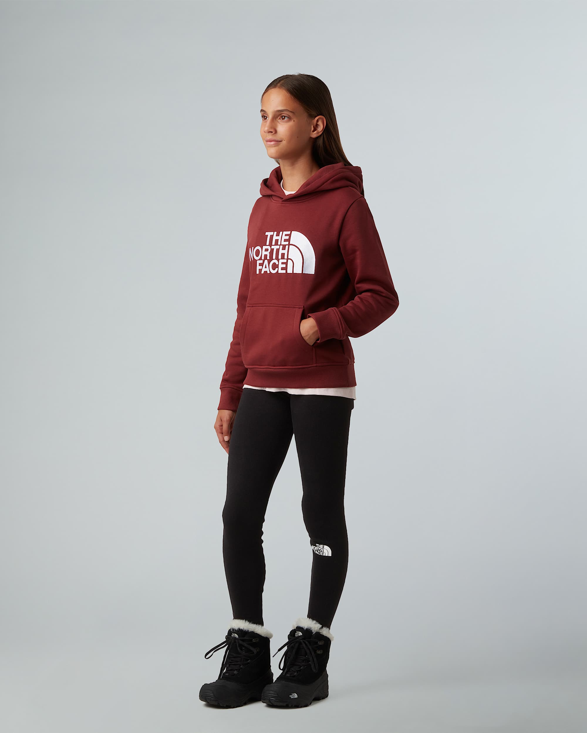 Teens Drew Peak Pullover Hoodie TNF alt9