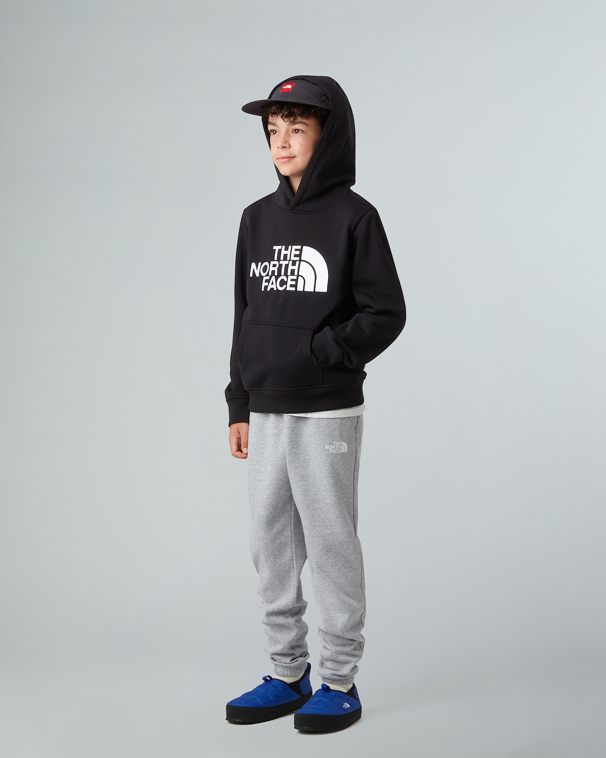 Teens Drew Peak Pullover Hoodie TNF ALT5