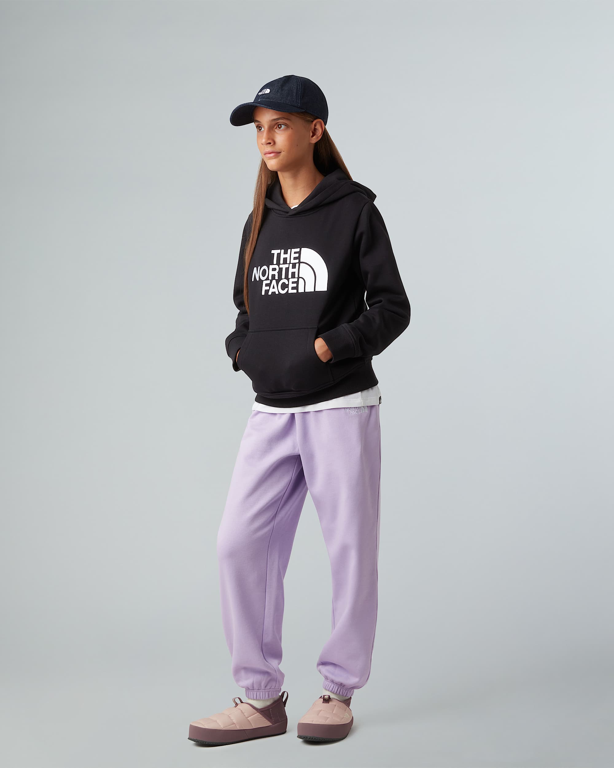 Teens Drew Peak Pullover Hoodie TNF ALT9