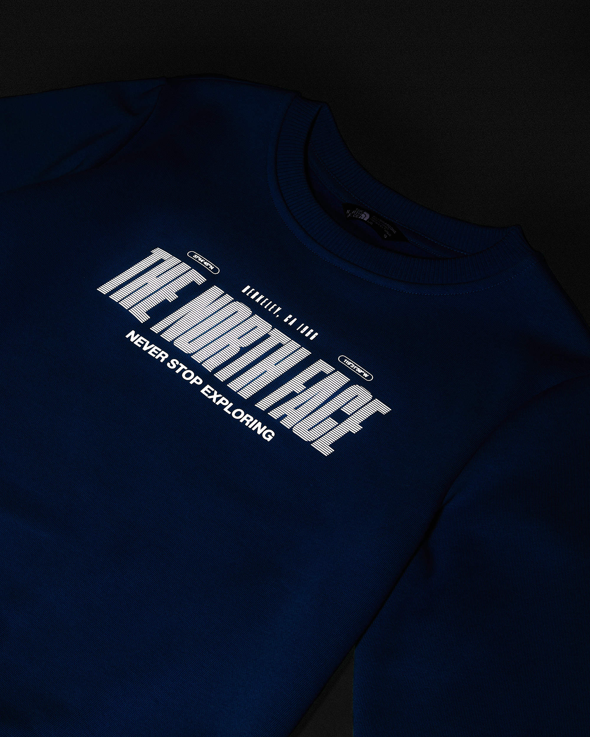 Logo reflektierendes  relaxt geschnittenes Sweatshirt fr Jungen TNF ALT19
