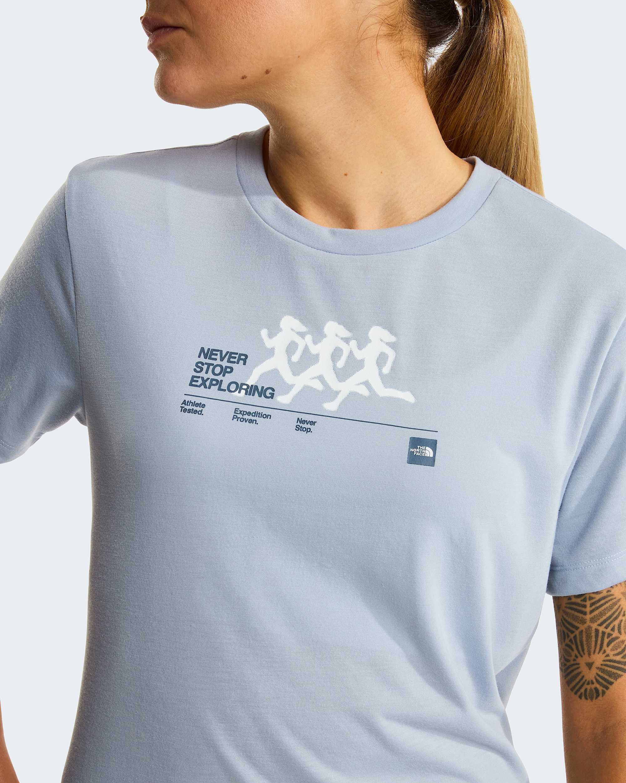 Womens Bitmap Silhouette Graphic TShirt TNF ALT4
