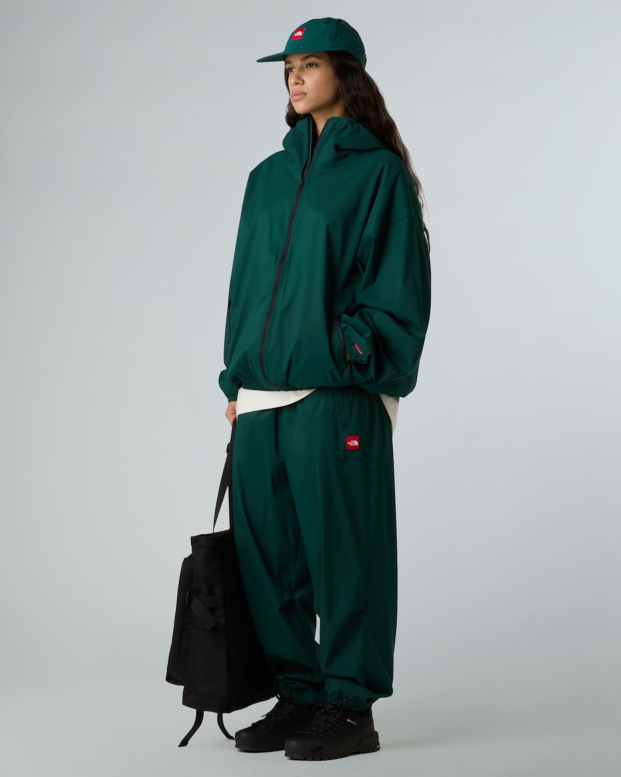 Veste  capuche coupevent compressible Red Box unisexe TNF alt12