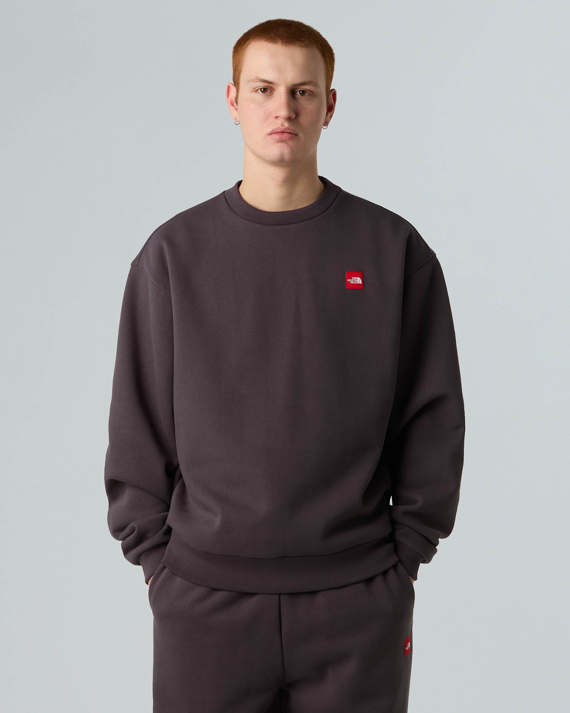 Mens Red Box Sweatshirt TNF ALT4