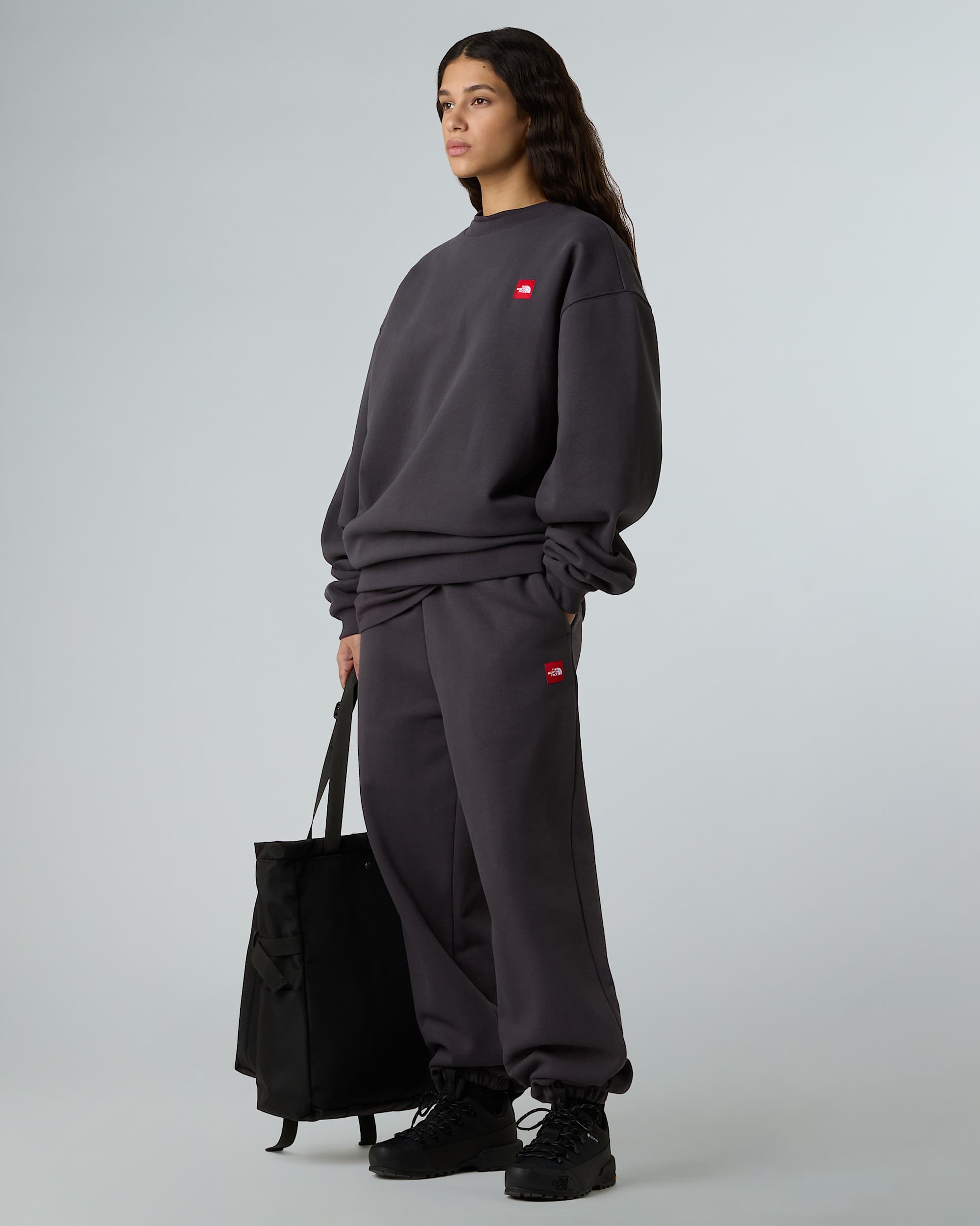 Mens Red Box Sweatshirt TNF ALT9