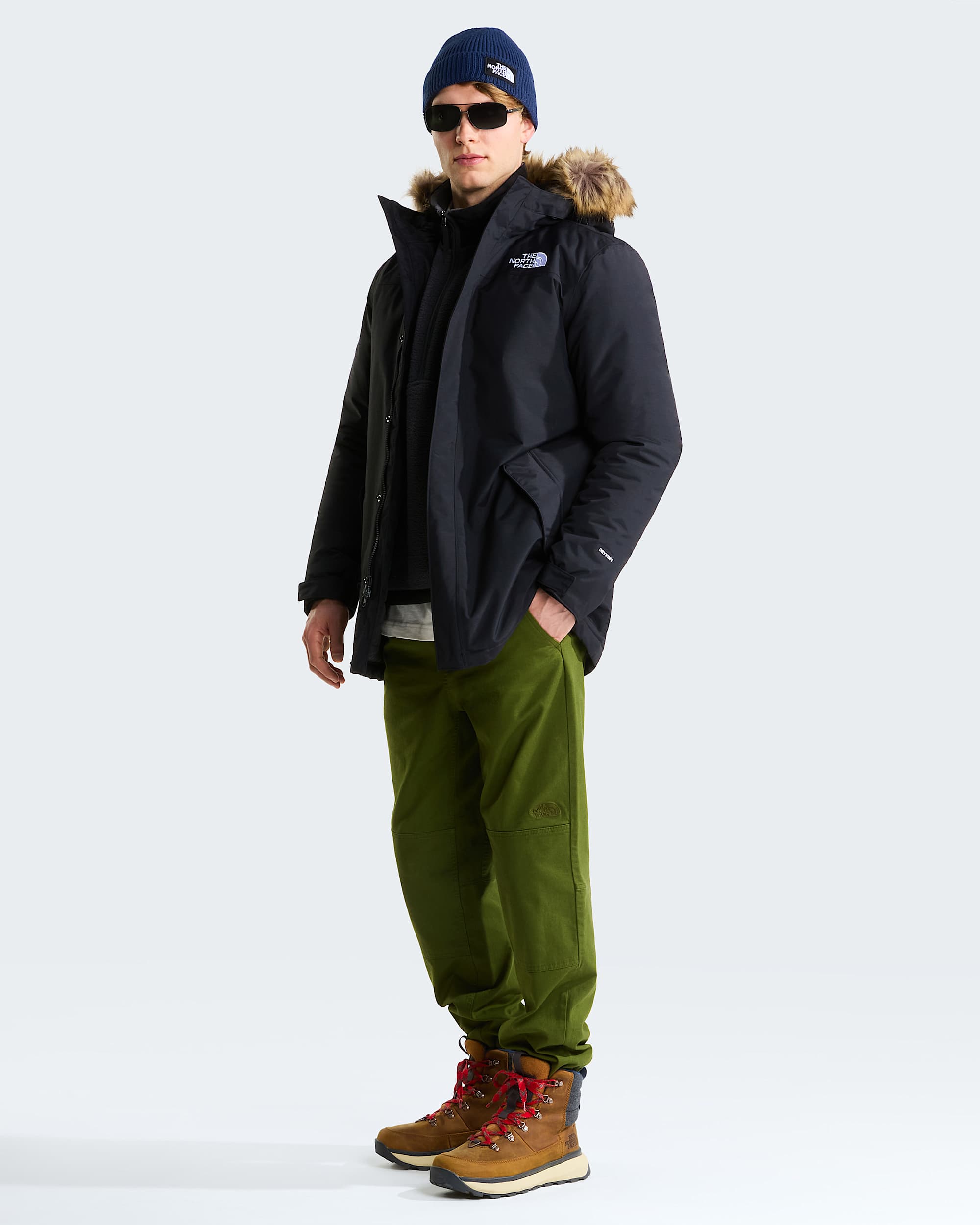 Waterdichte leren Bergensneeuwboots voor heren TNF ALT3