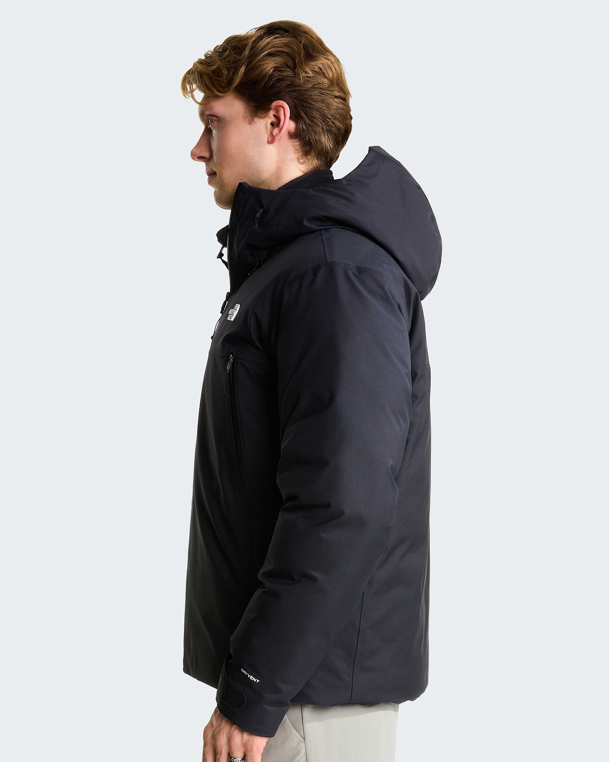 Mens Mountain Range Down Hooded Jacket TNF ALT2