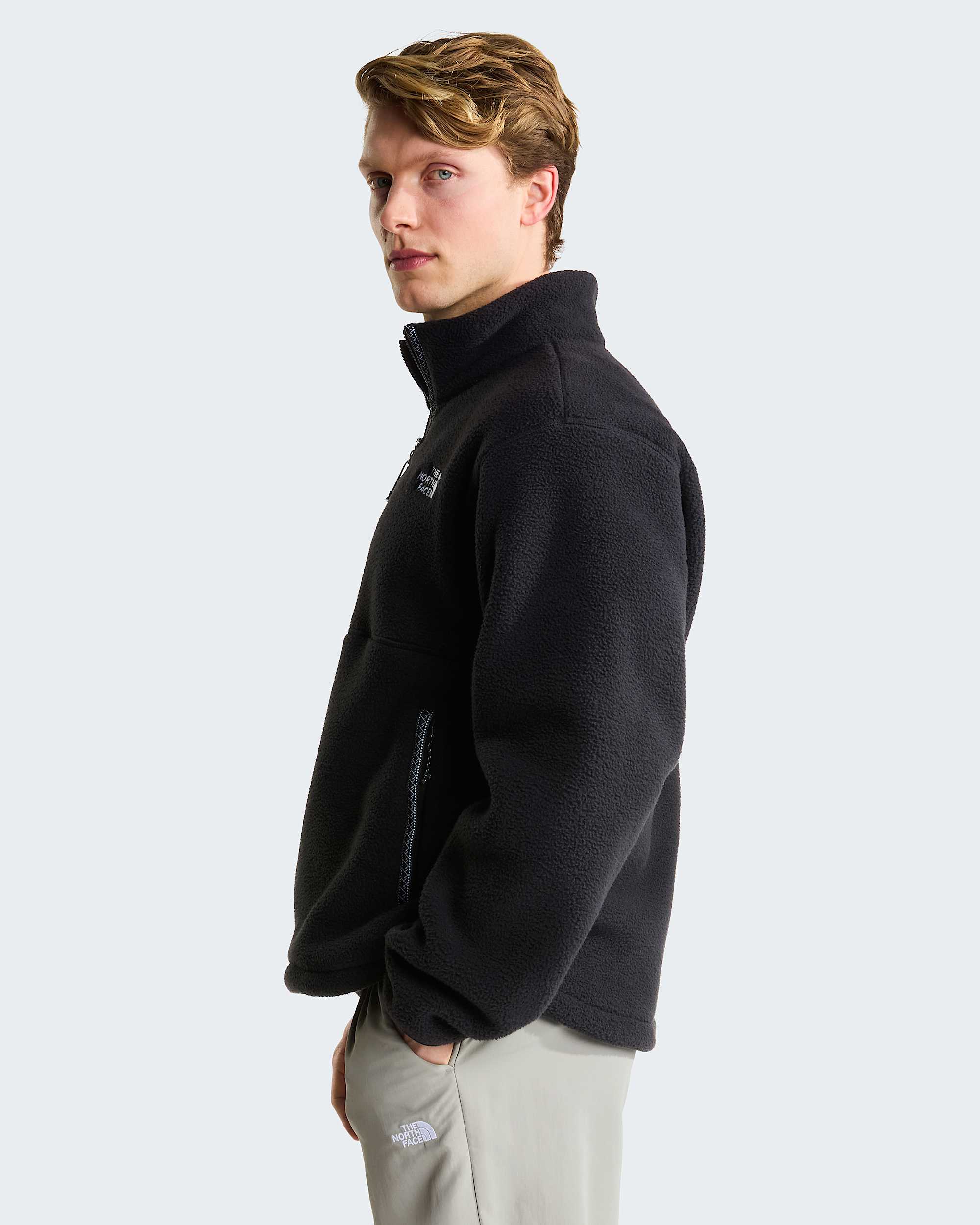 Mens TNF Fleeski 14 Zip Pullover Fleece TNF ALT2