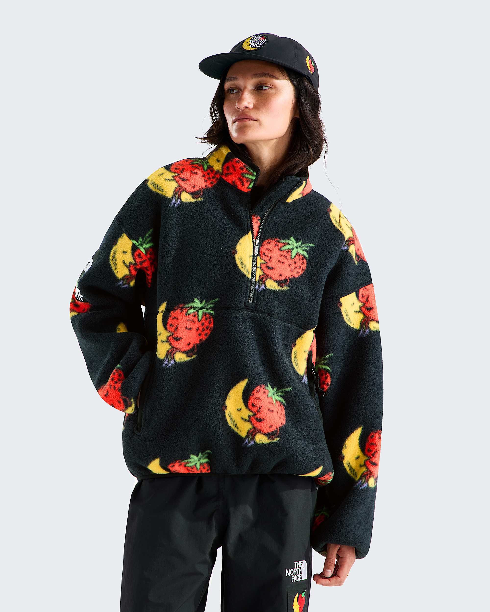 TNF X Sky High Farm Fleece mit 12Reiverschluss TNF ALT5