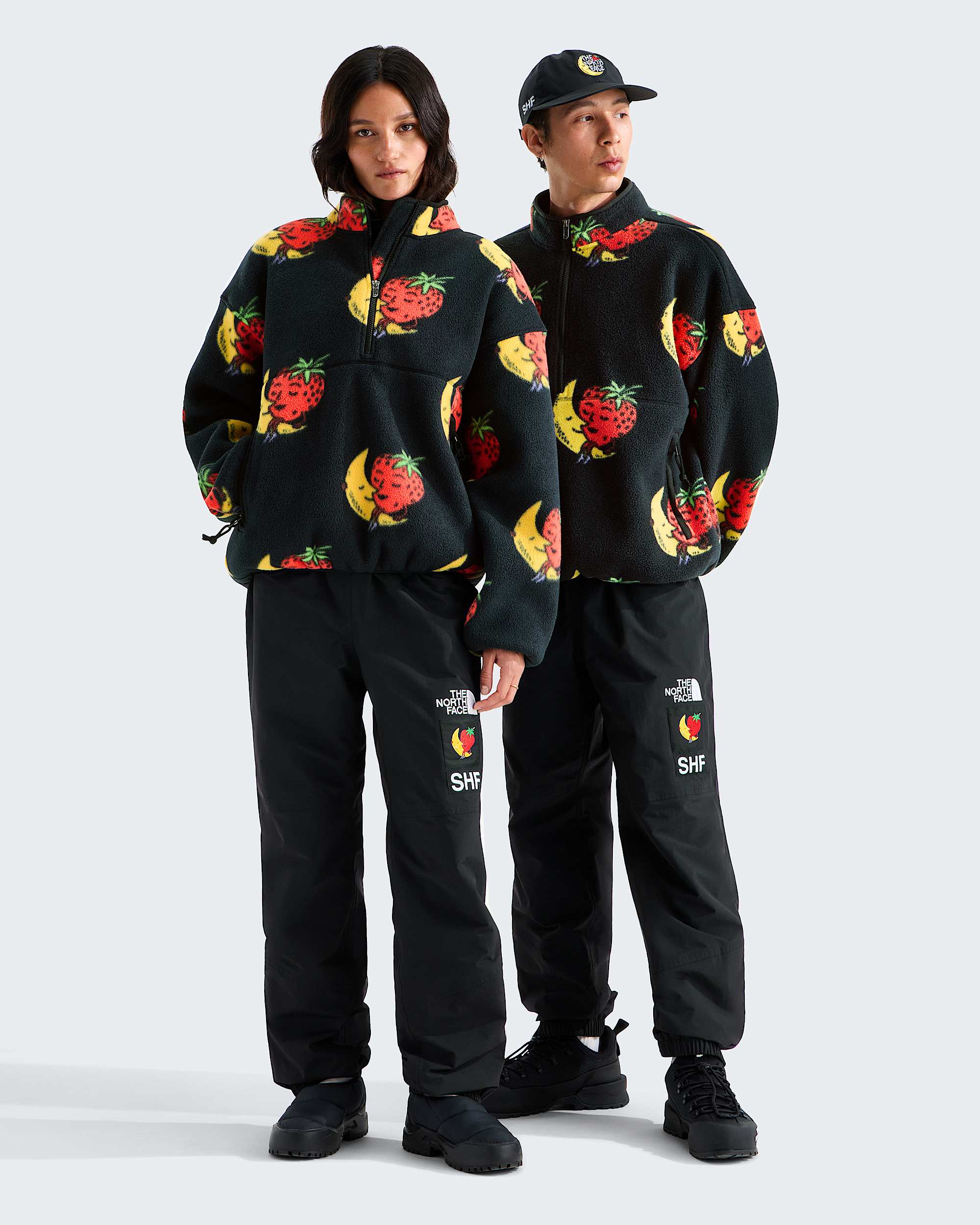 TNF X Sky High Farm Fleece mit 12Reiverschluss TNF HERO