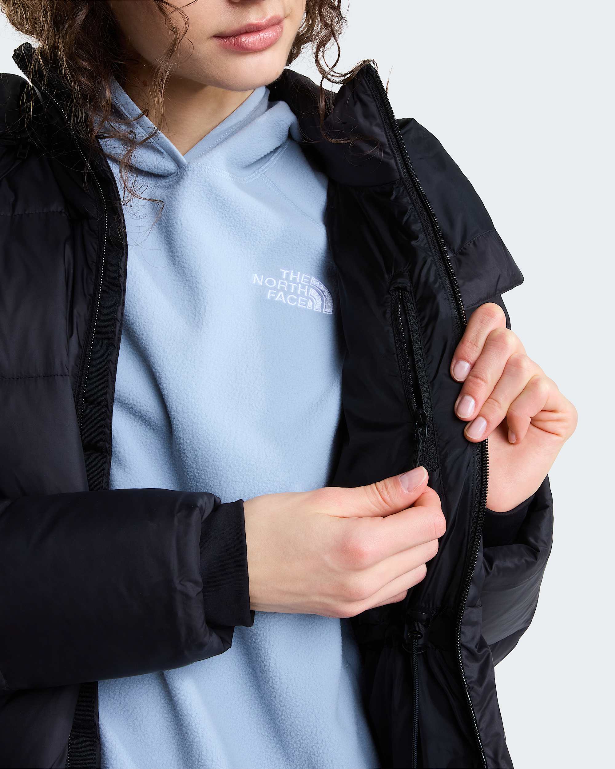 Womens Hydrenalite City Long Down Hooded Parka TNF ALT10