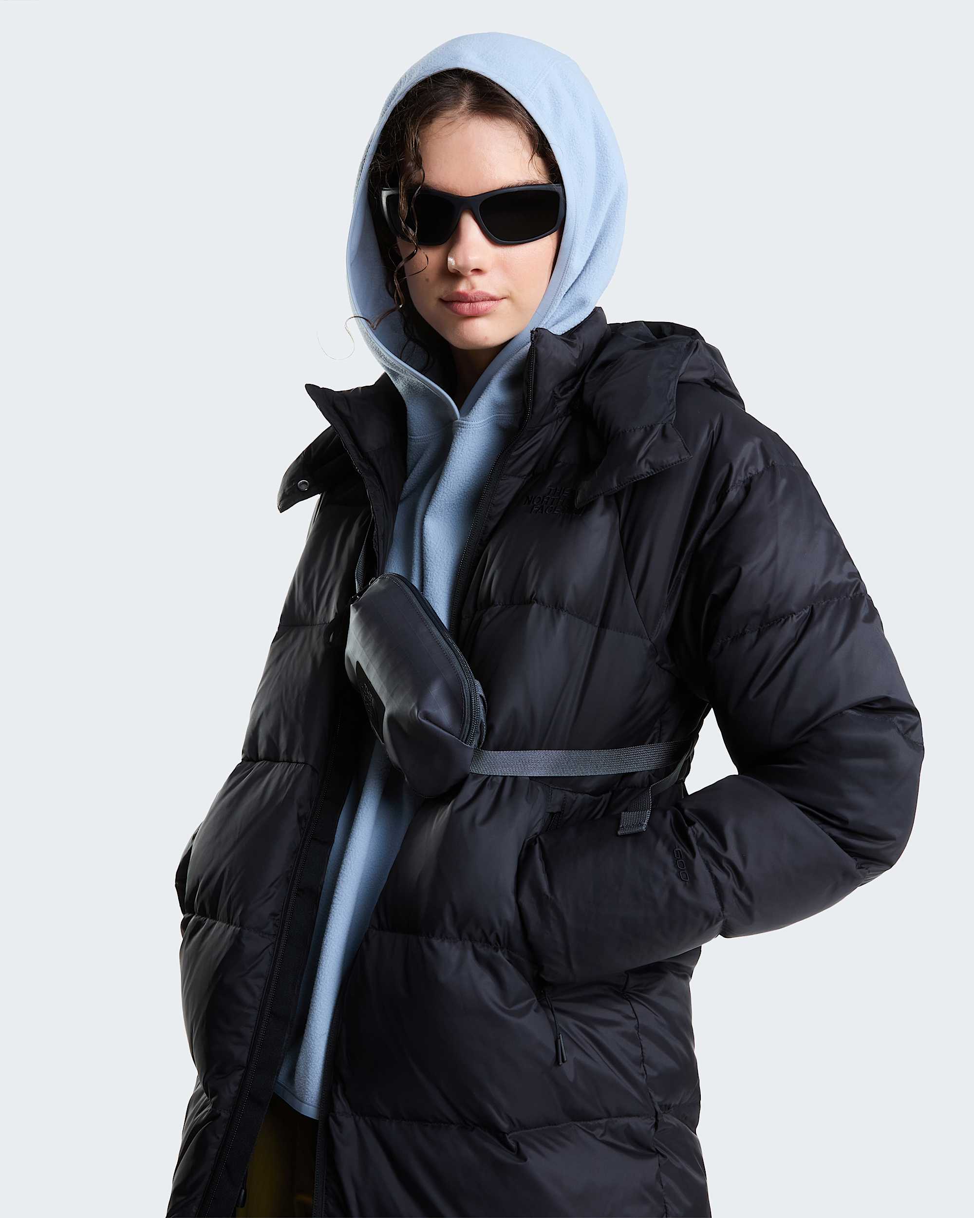 Womens Hydrenalite City Long Down Hooded Parka TNF ALT11