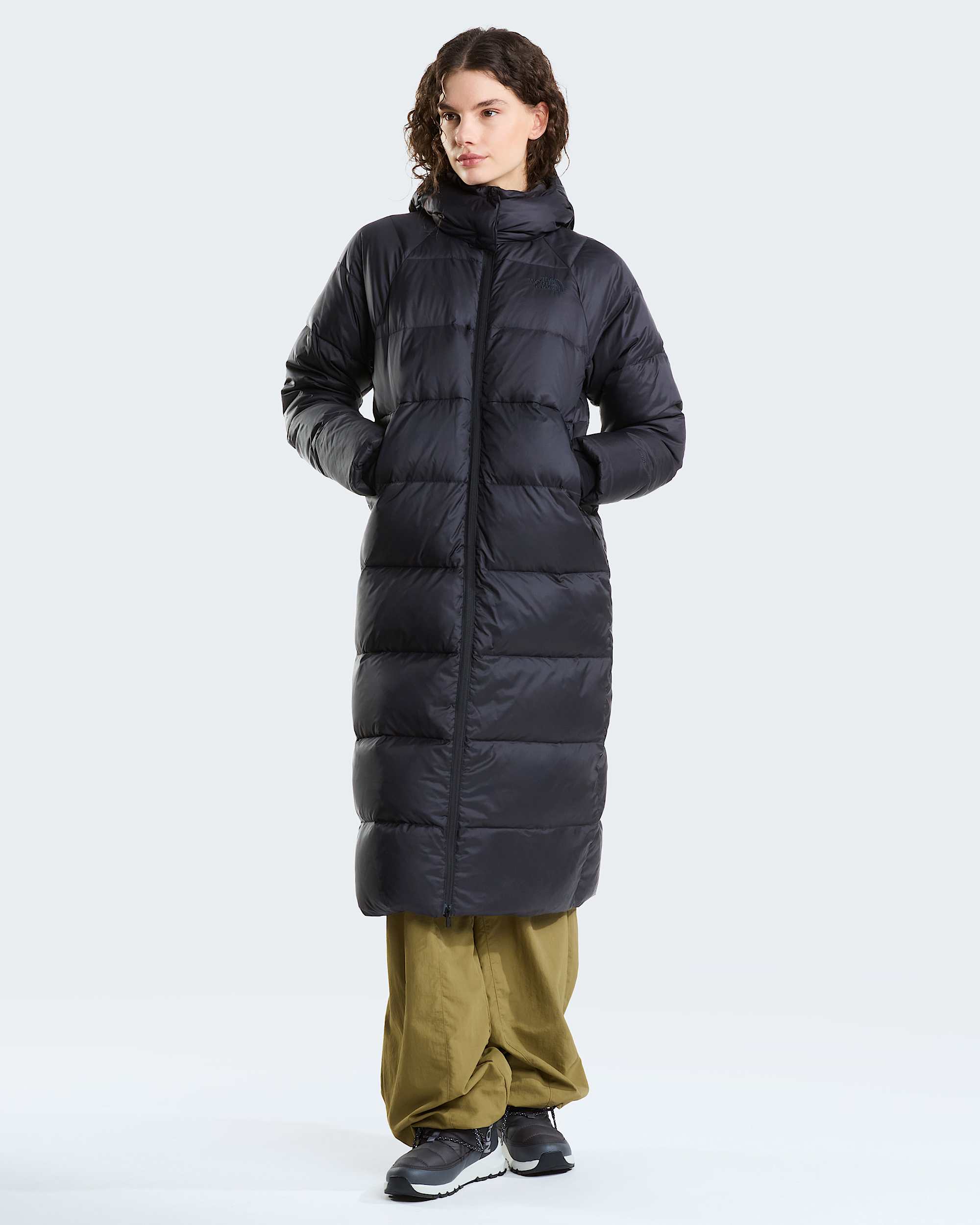 Womens Hydrenalite City Long Down Hooded Parka TNF HERO
