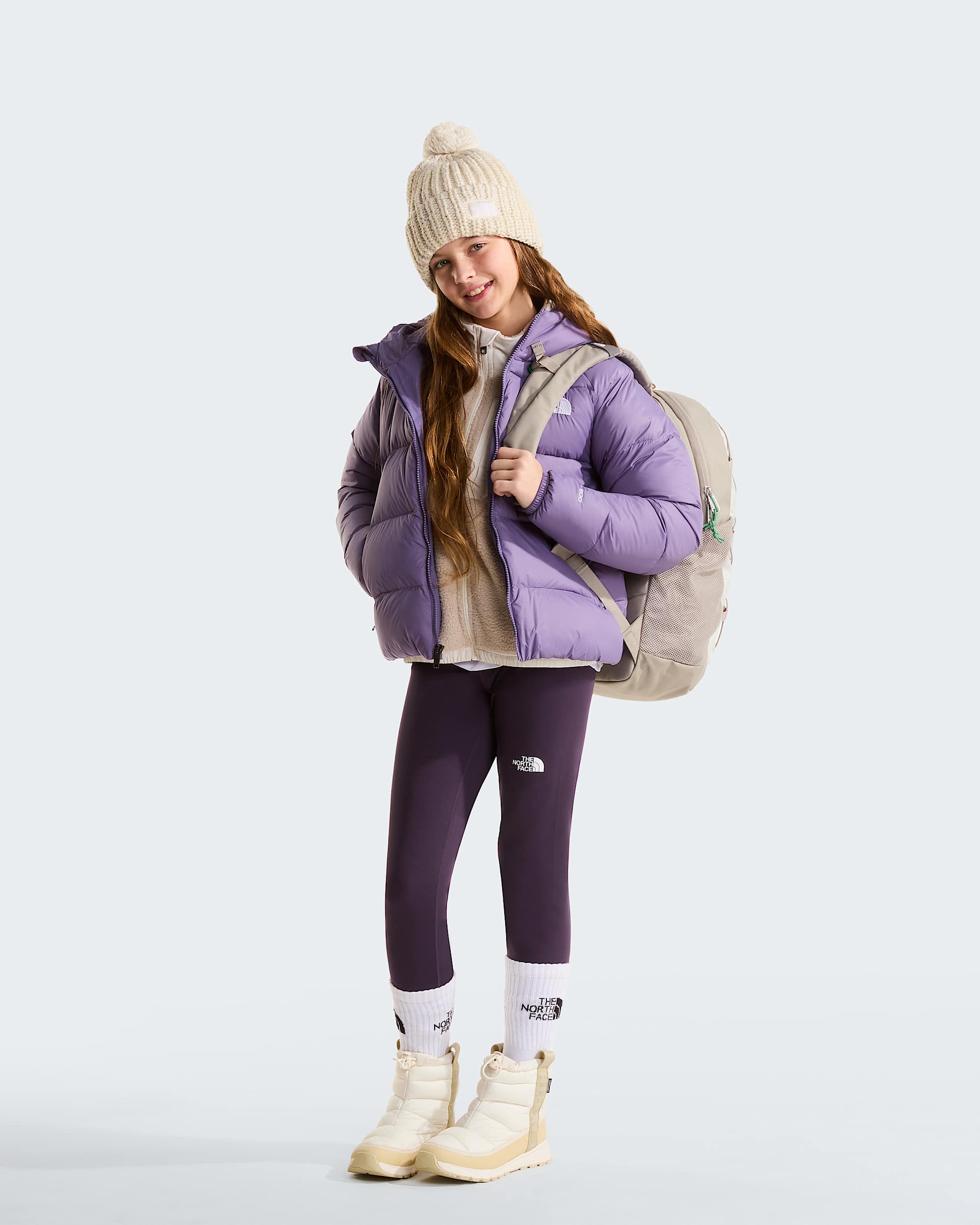 Zaino Jester da ragazzi TNF Cumulus CloudStone SlabDimmed Algae ALT8