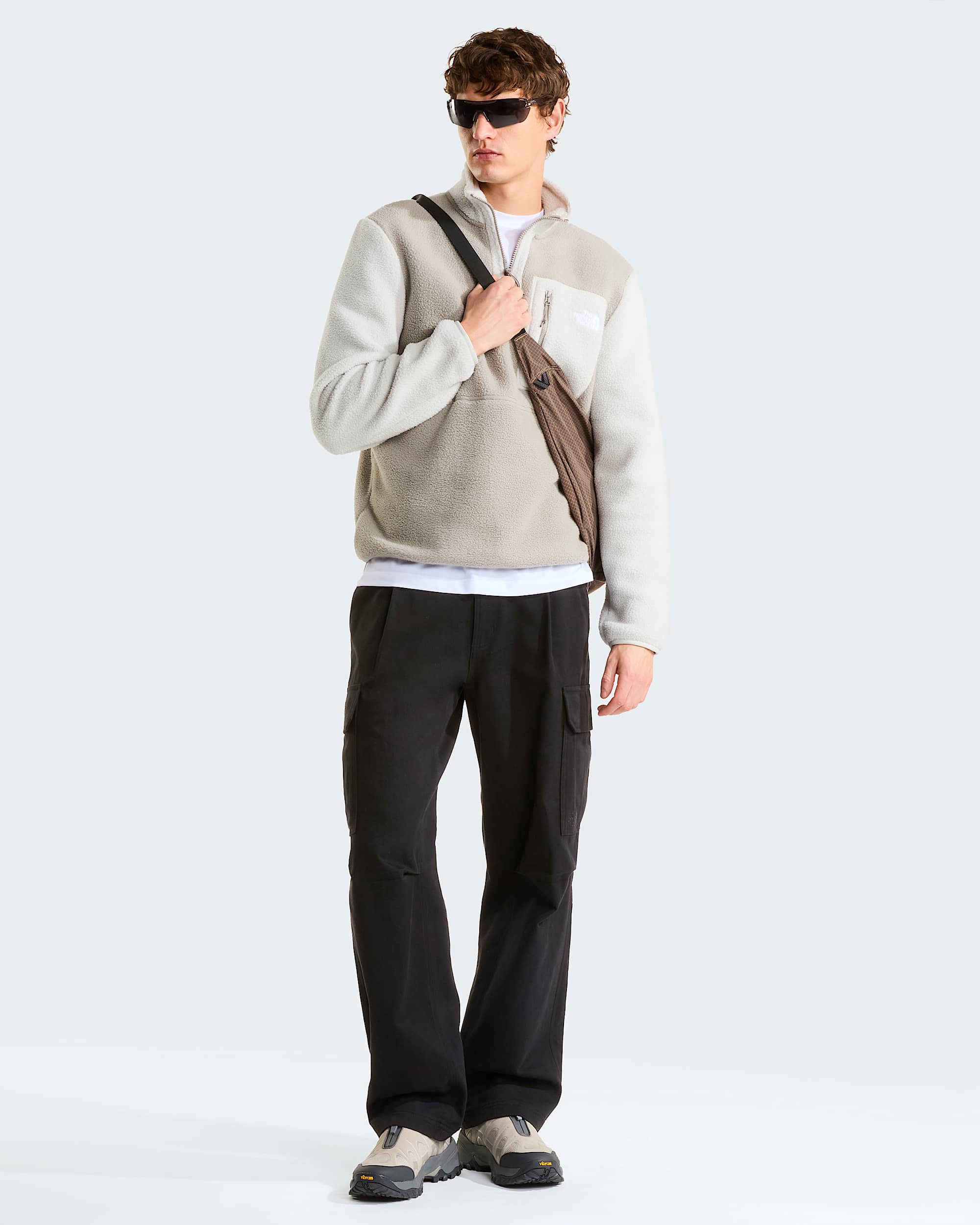 Mens Yumiori 14 Zip Fleece Jacket TNF alt1