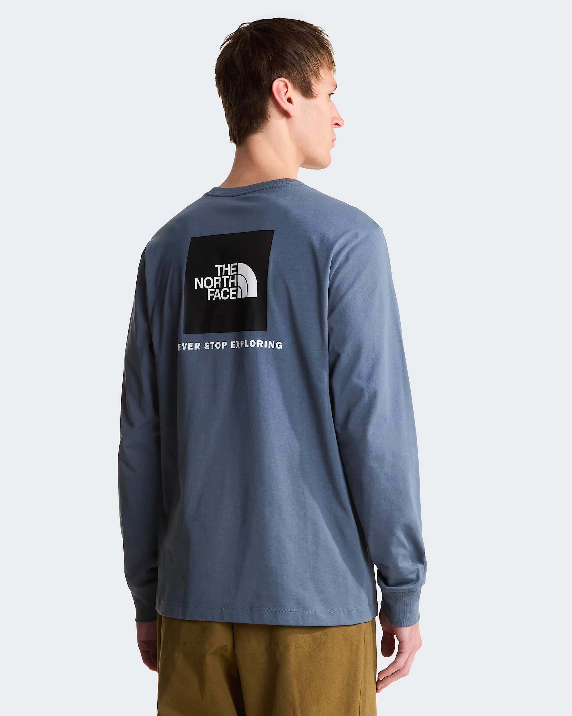 Camiseta regular de manga larga Evolution Box NSE para hombre TNF HERO