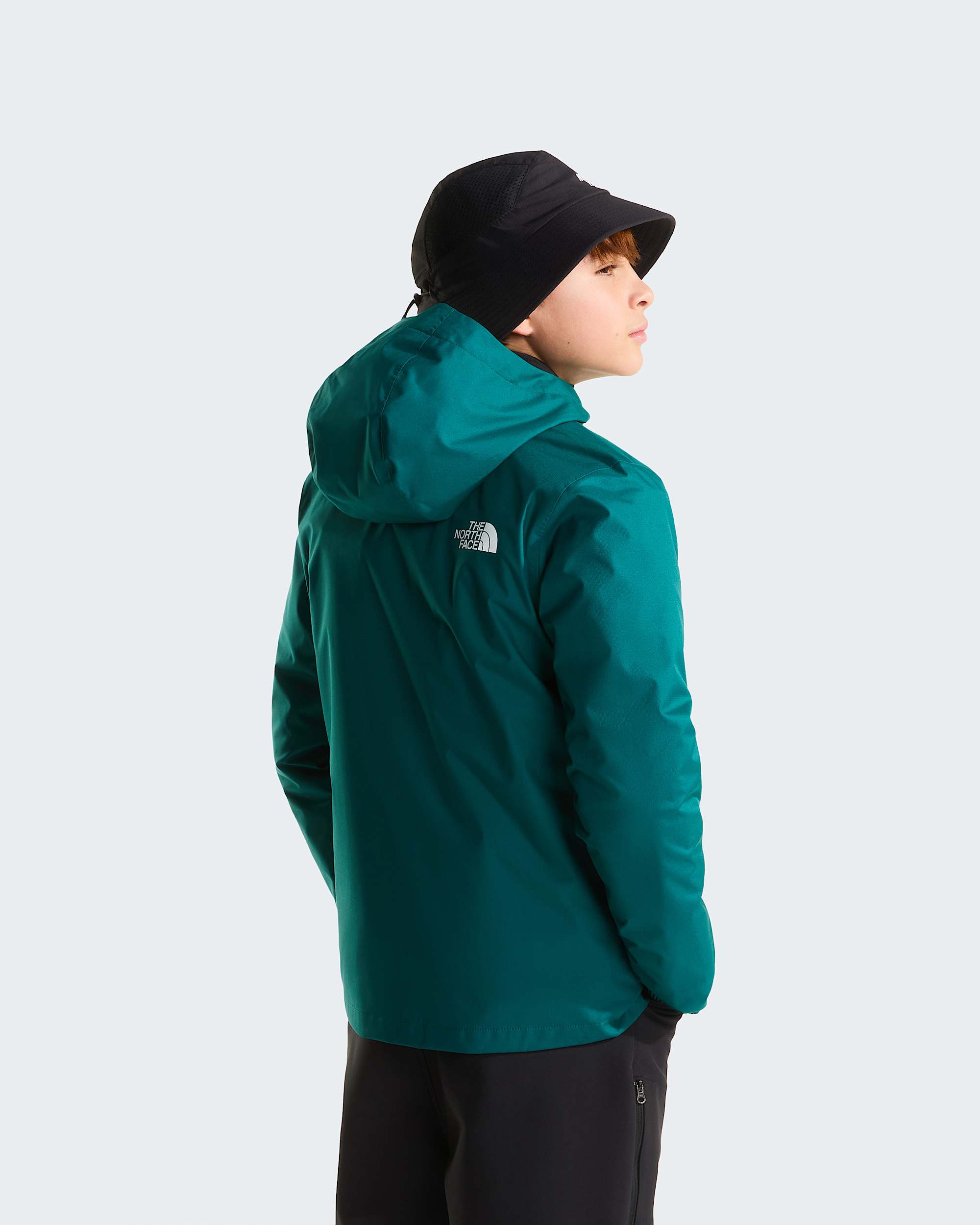 Zipline Regenjacke fr Jugendliche TNF Pacific Teal ALT2