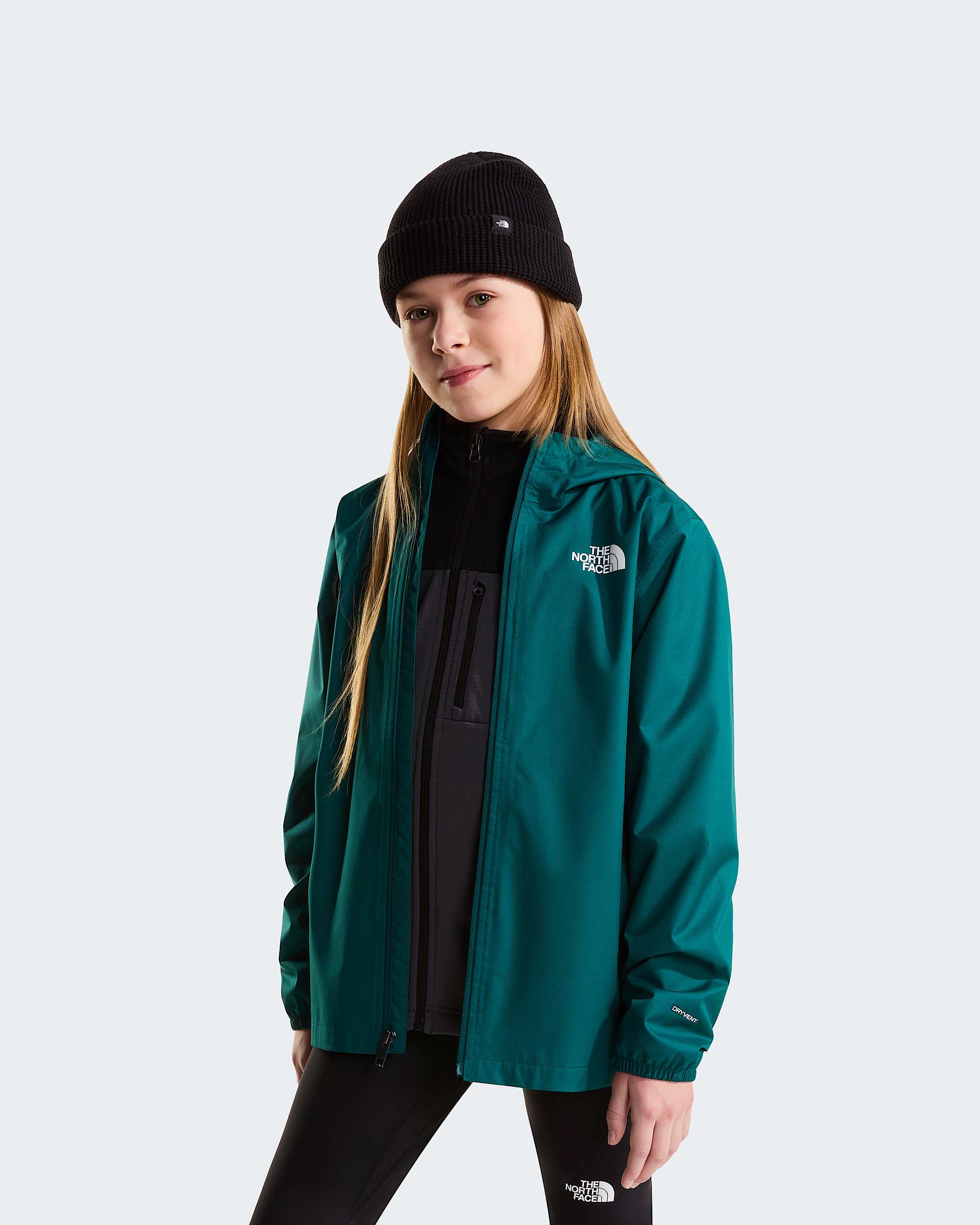 Zipline Regenjacke fr Jugendliche TNF Pacific Teal ALT16