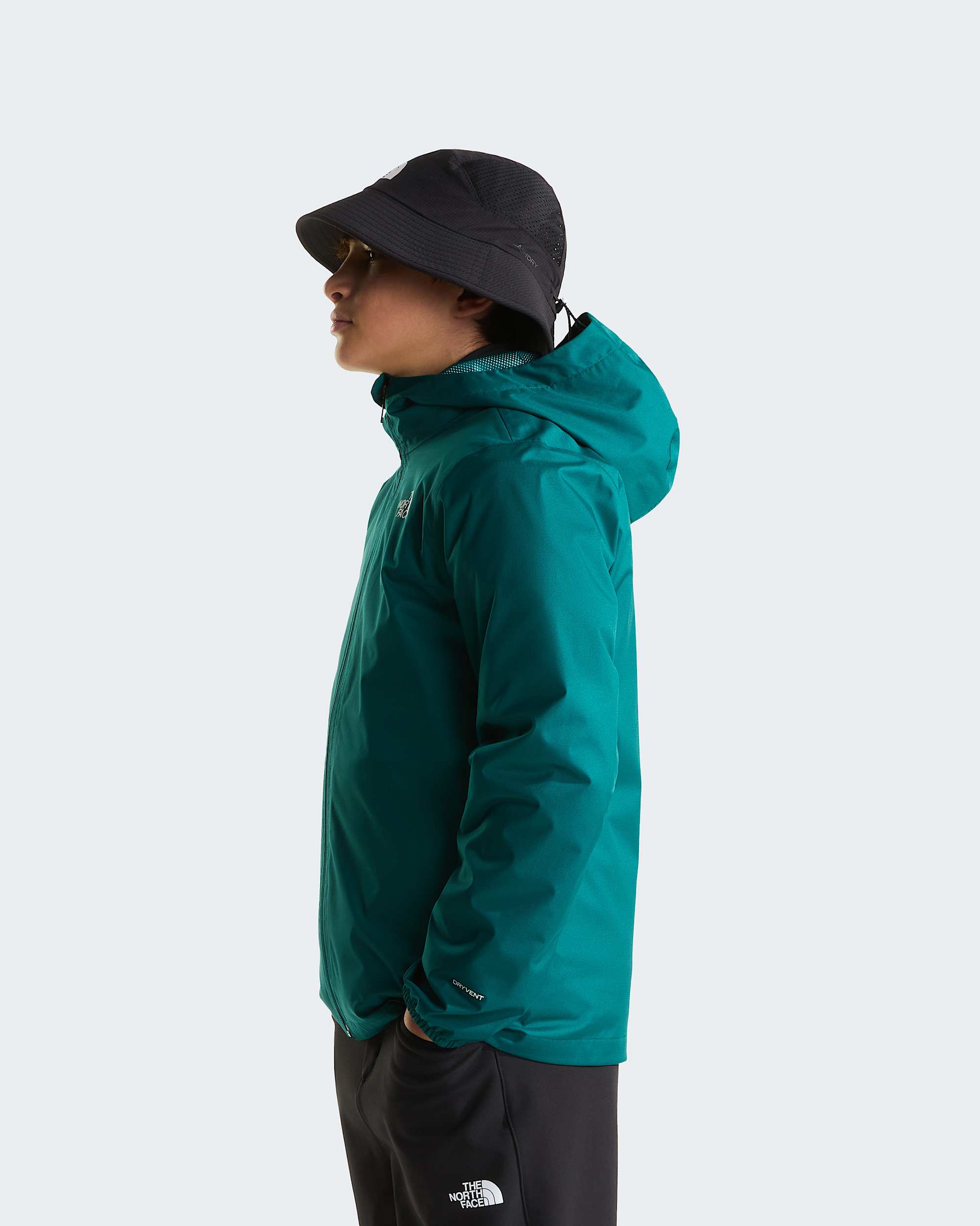Zipline Regenjacke fr Jugendliche TNF Pacific Teal ALT3