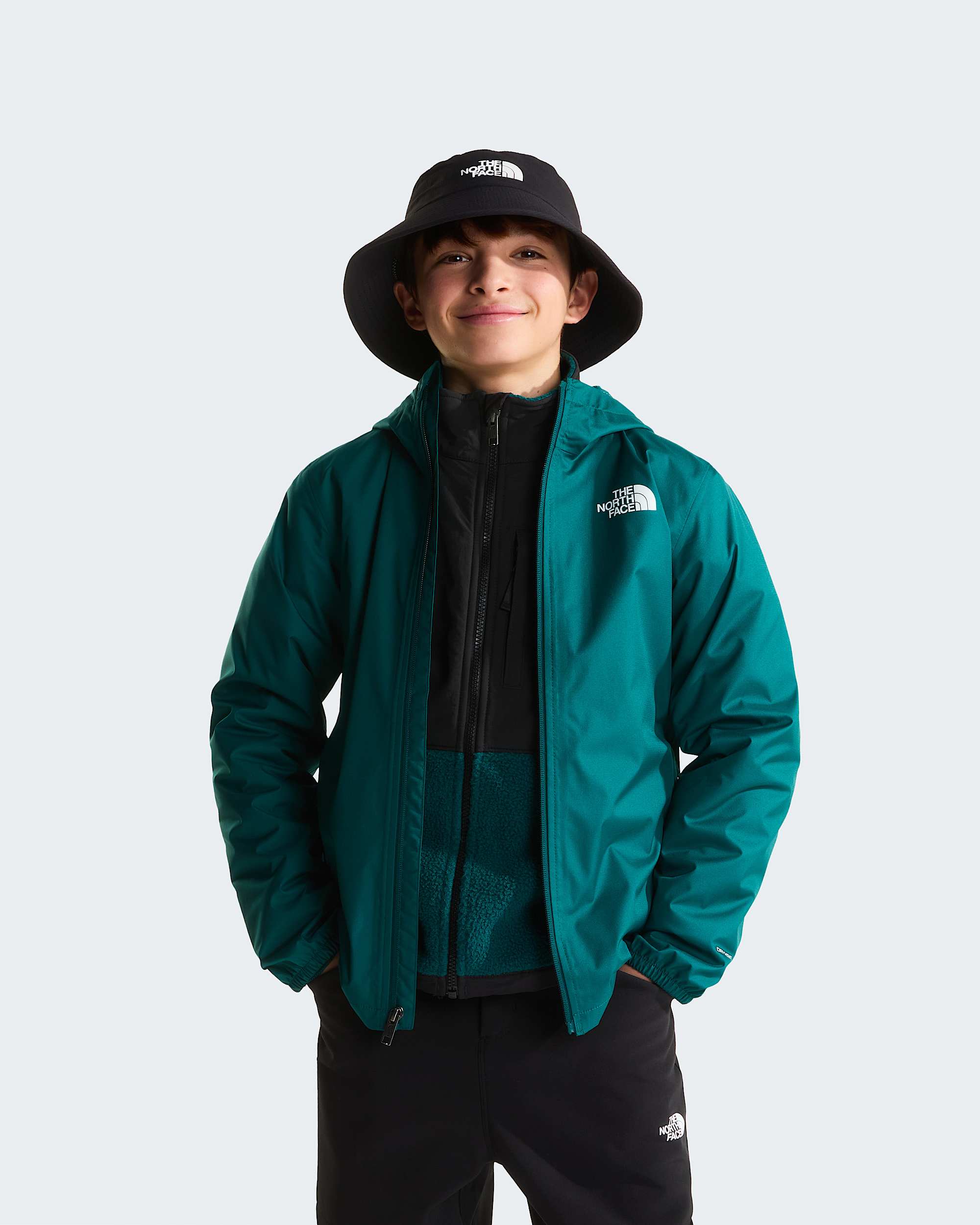 Zipline Regenjacke fr Jugendliche TNF Pacific Teal ALT4