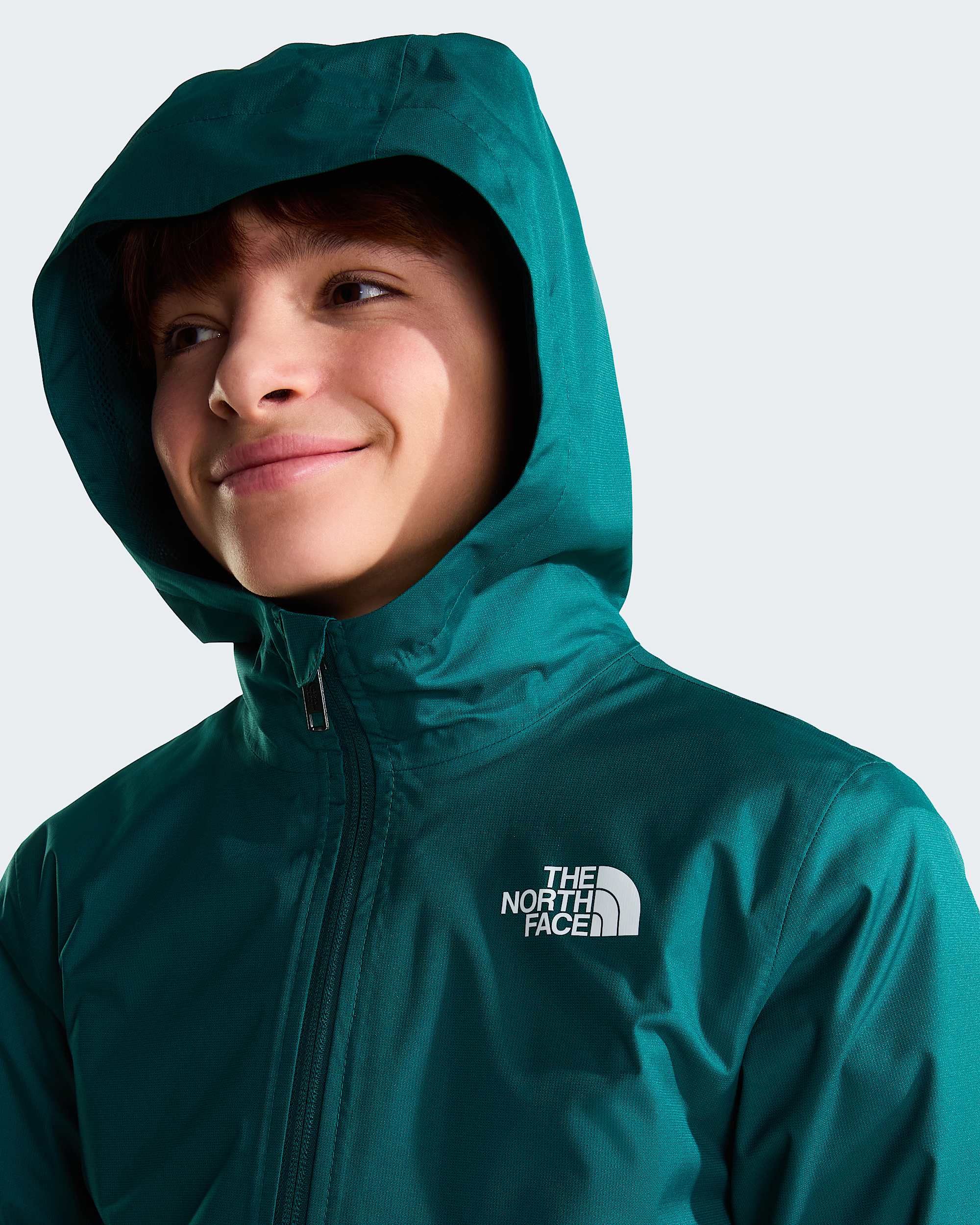 Zipline Regenjacke fr Jugendliche TNF Pacific Teal ALT5